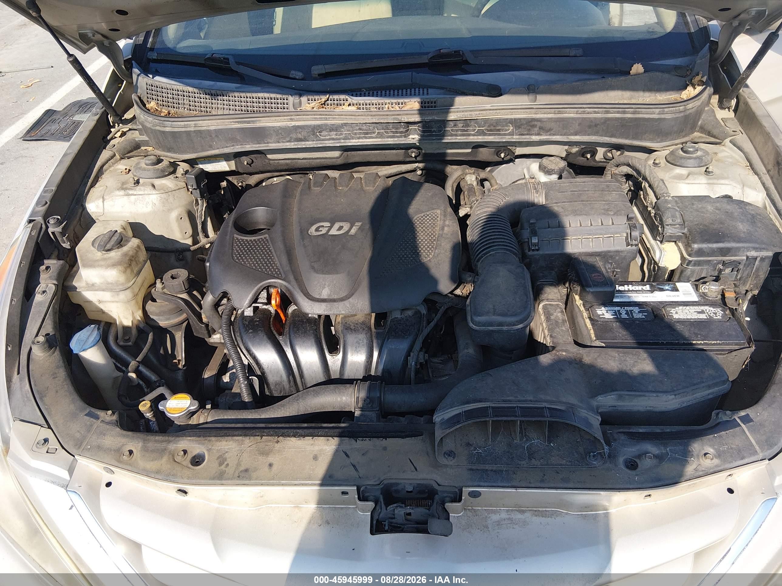 2011 Hyundai Sonata Gls Gold vin: 5NPEB4AC4BH063544