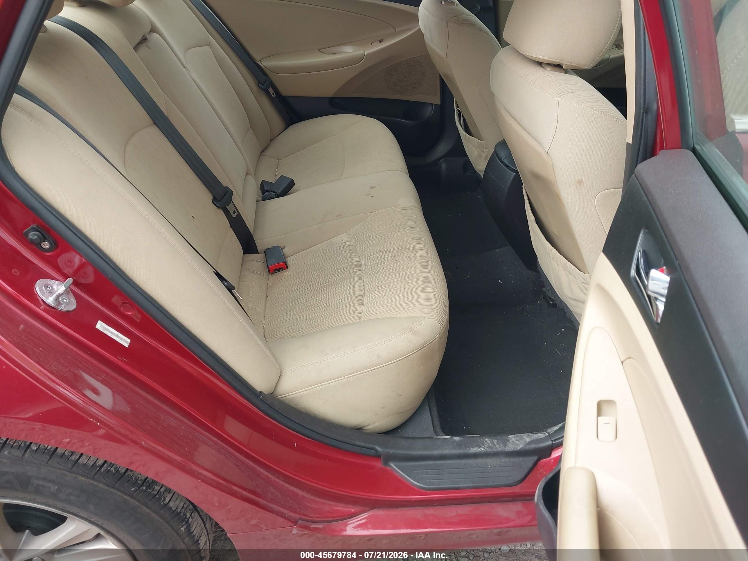 2011 Hyundai Sonata Gls Red vin: 5NPEB4AC4BH067268