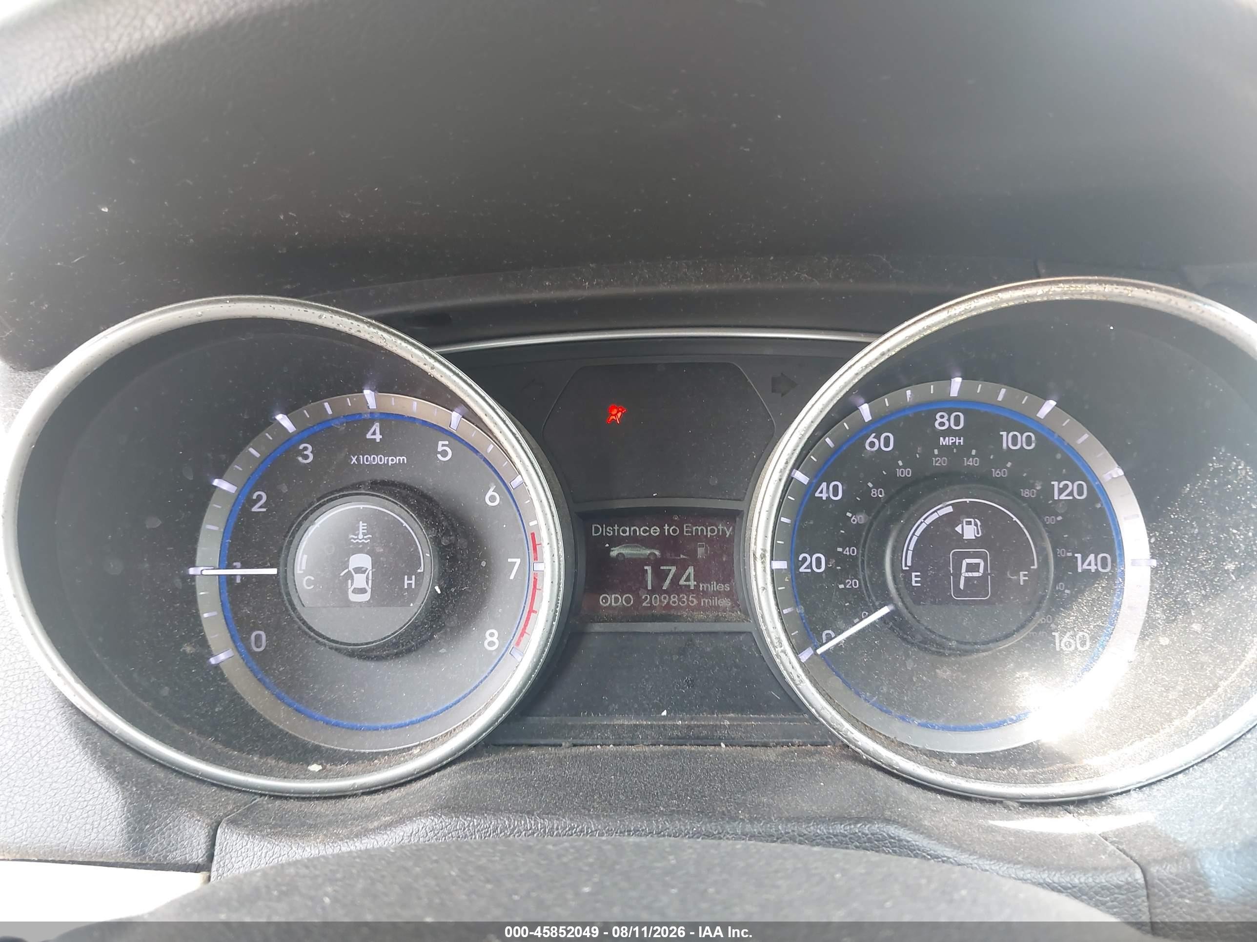 2011 Hyundai Sonata Gls Красный vin: 5NPEB4AC4BH071000