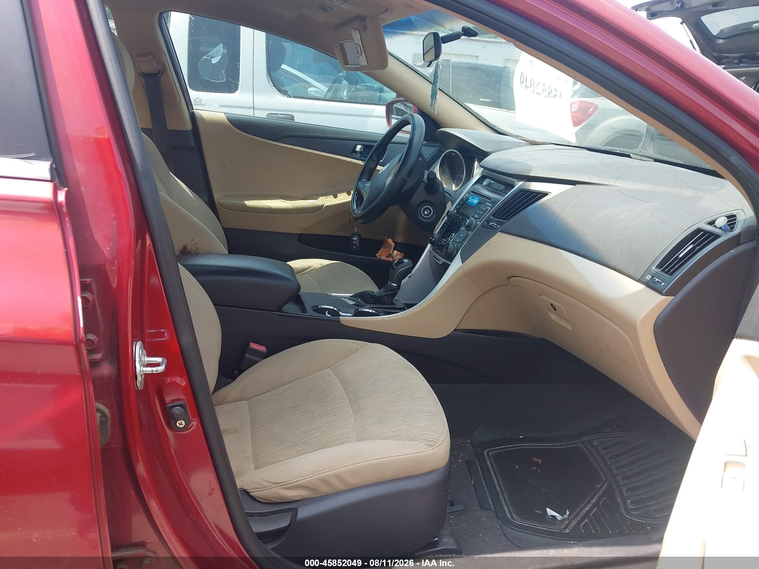 2011 Hyundai Sonata Gls Красный vin: 5NPEB4AC4BH071000
