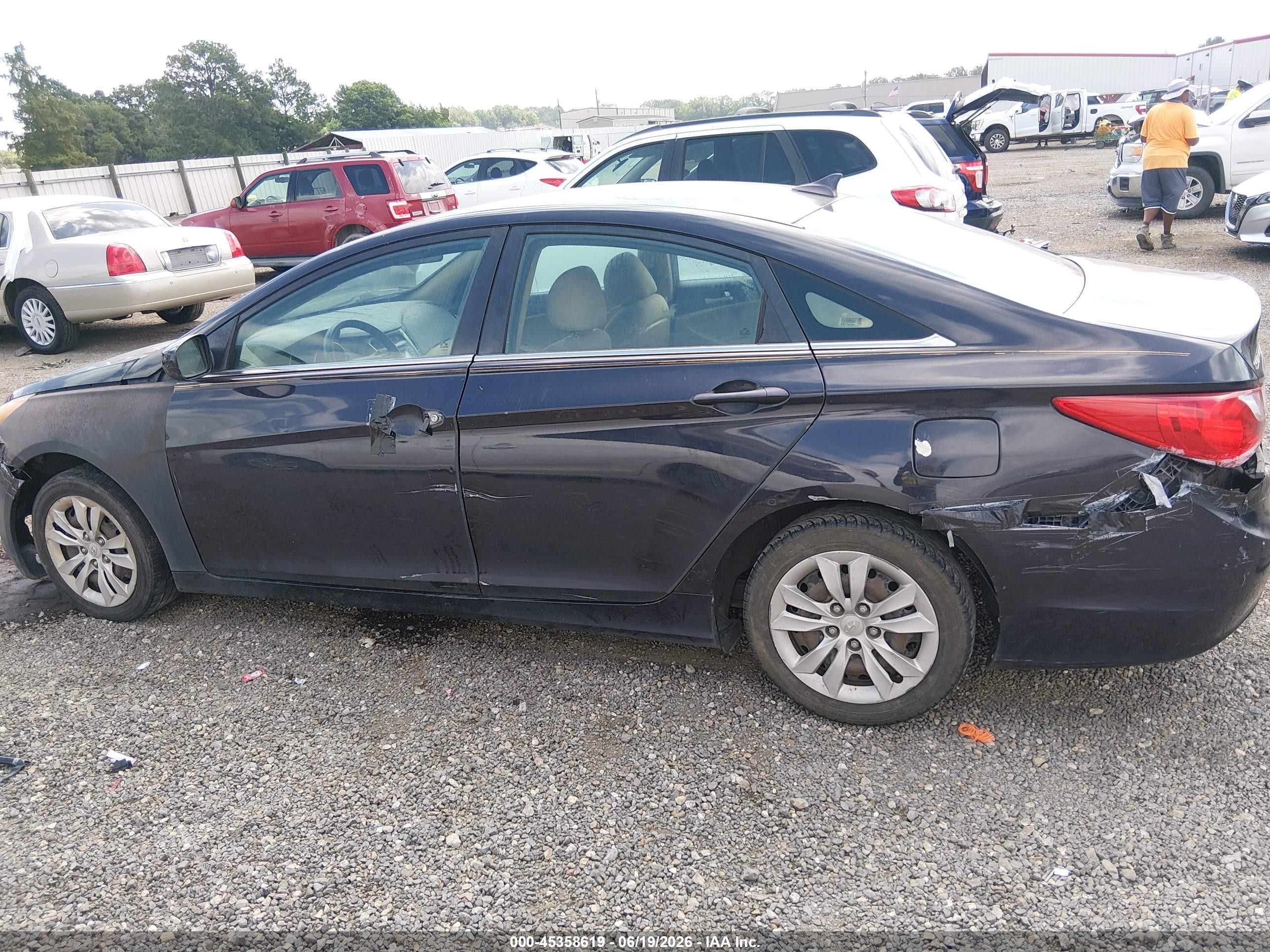 2011 Hyundai Sonata Gls Blue vin: 5NPEB4AC4BH088296