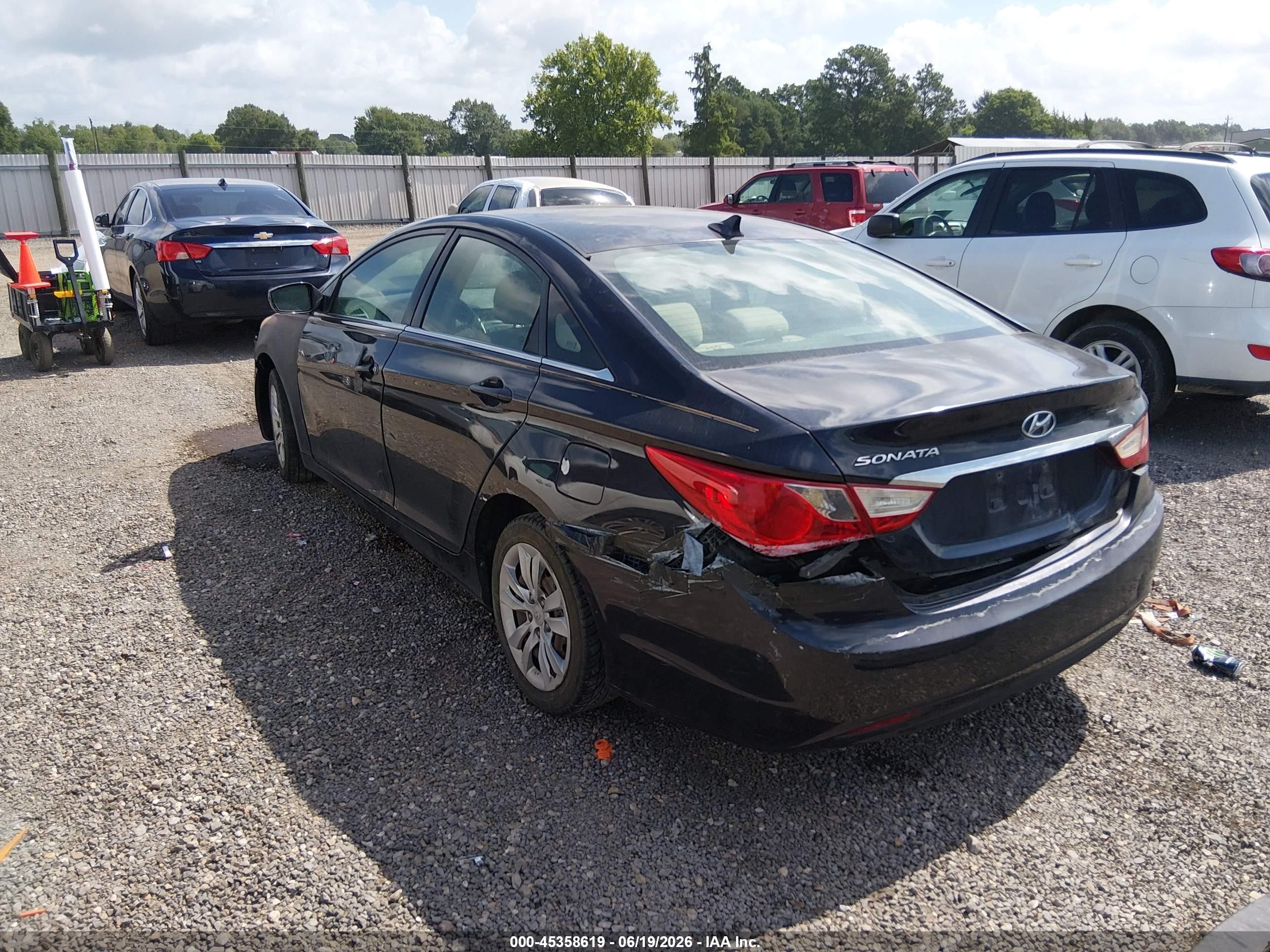 2011 Hyundai Sonata Gls Blue vin: 5NPEB4AC4BH088296