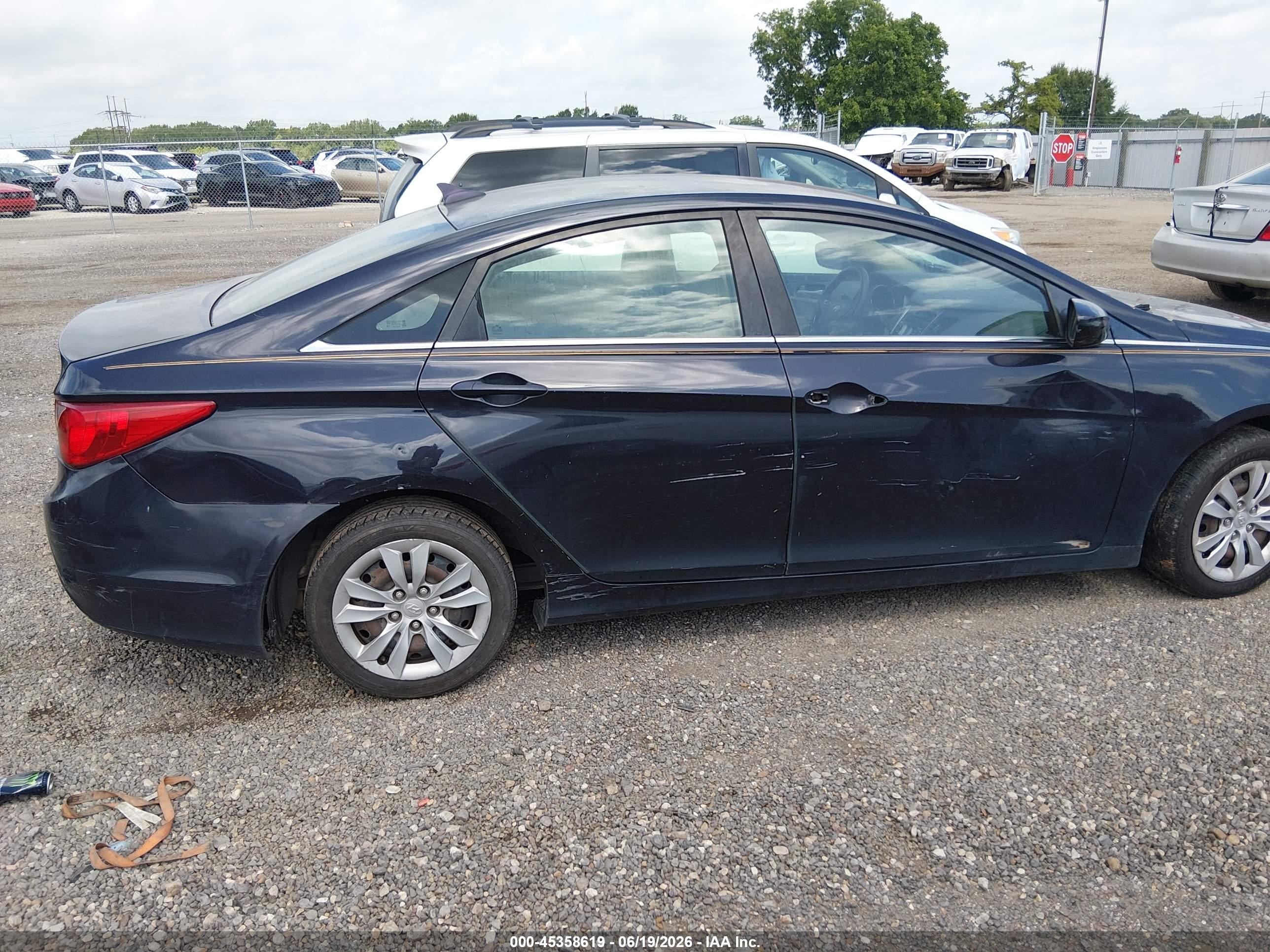 2011 Hyundai Sonata Gls Blue vin: 5NPEB4AC4BH088296