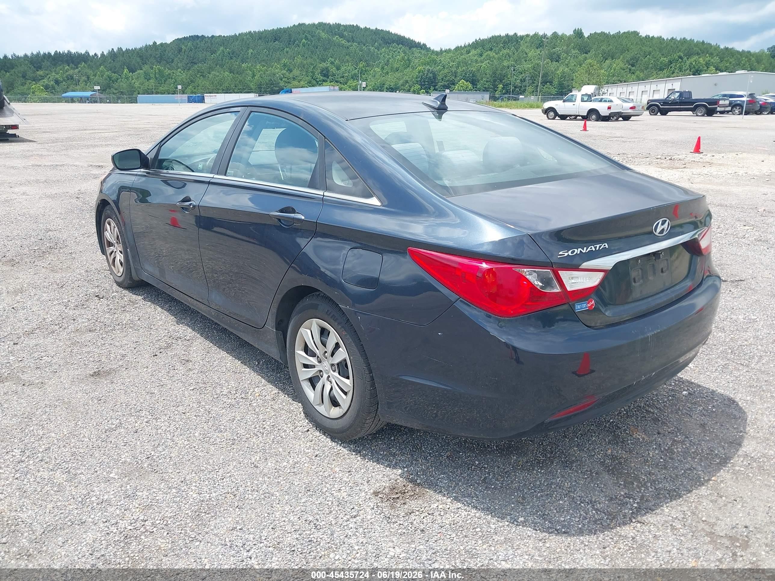 2011 Hyundai Sonata Gls Blue vin: 5NPEB4AC4BH097547