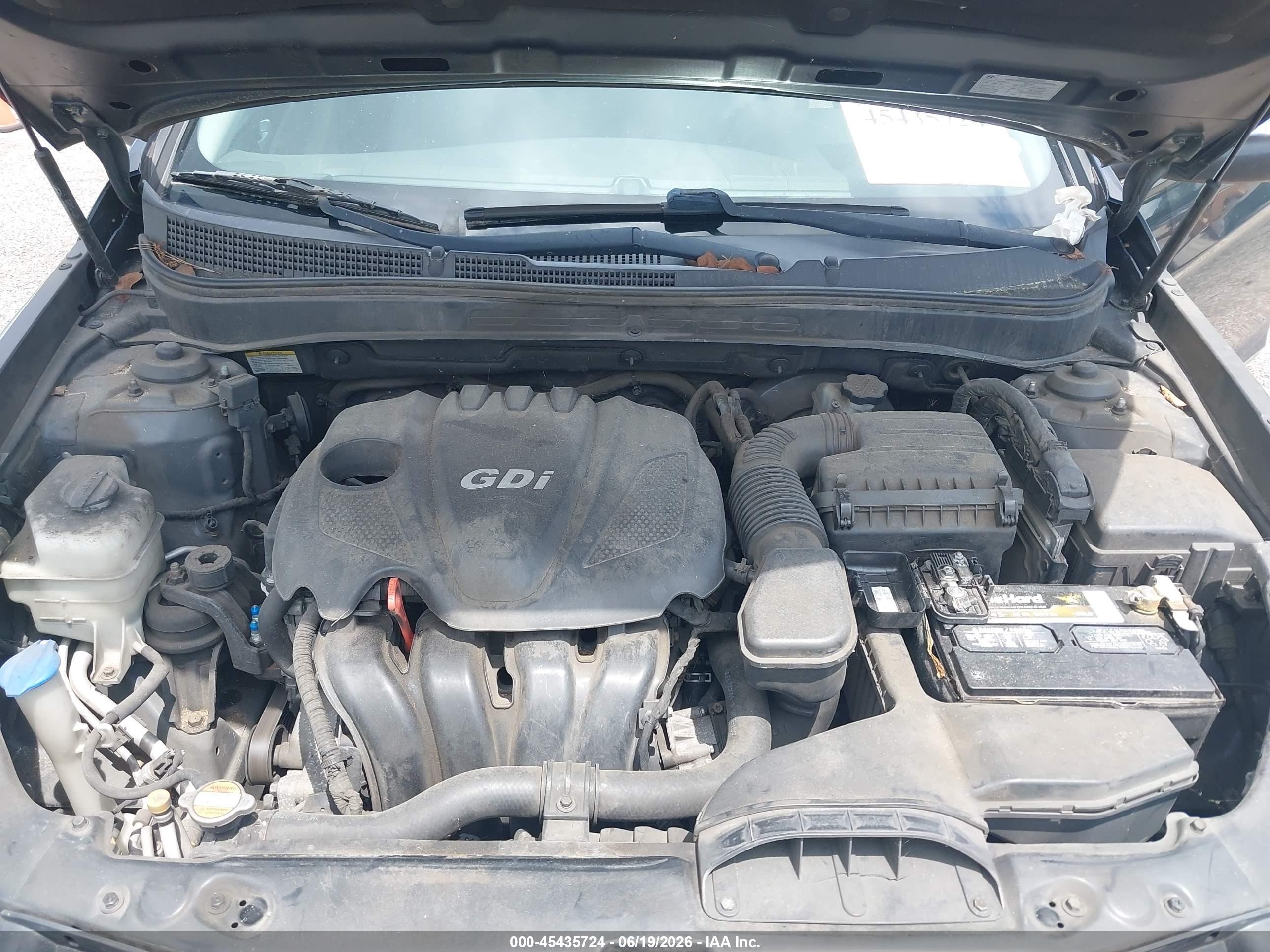 2011 Hyundai Sonata Gls Blue vin: 5NPEB4AC4BH097547