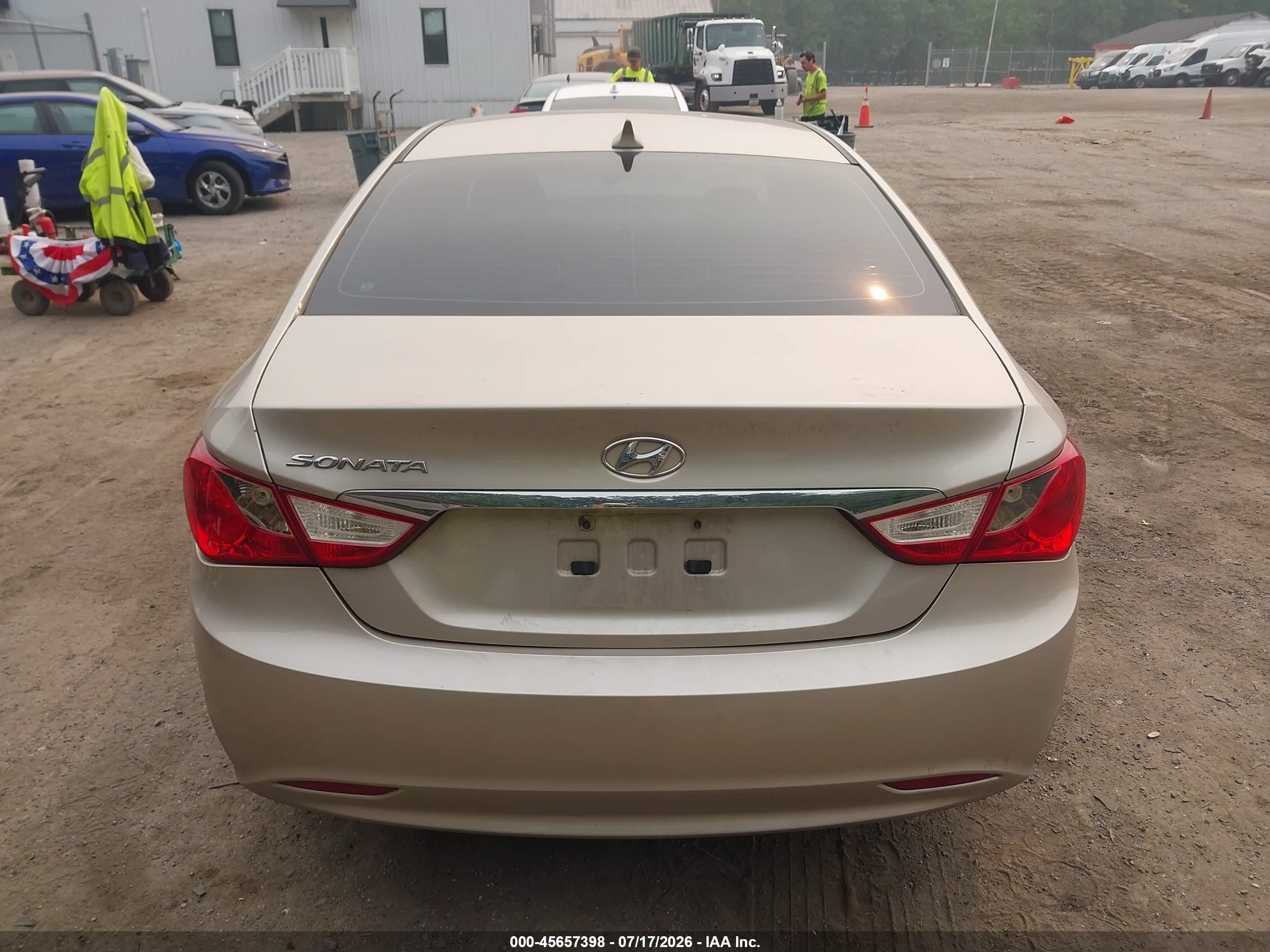 2011 Hyundai Sonata Gls Silver vin: 5NPEB4AC4BH099329