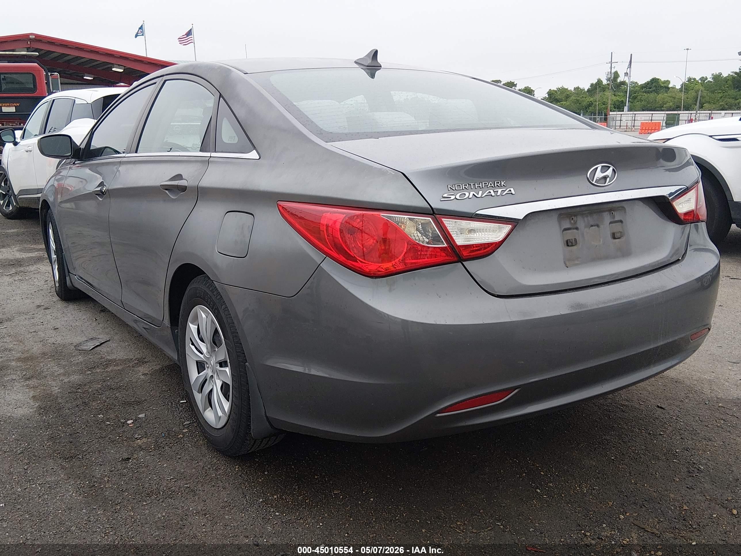 2011 Hyundai Sonata Gls Gray vin: 5NPEB4AC4BH108966