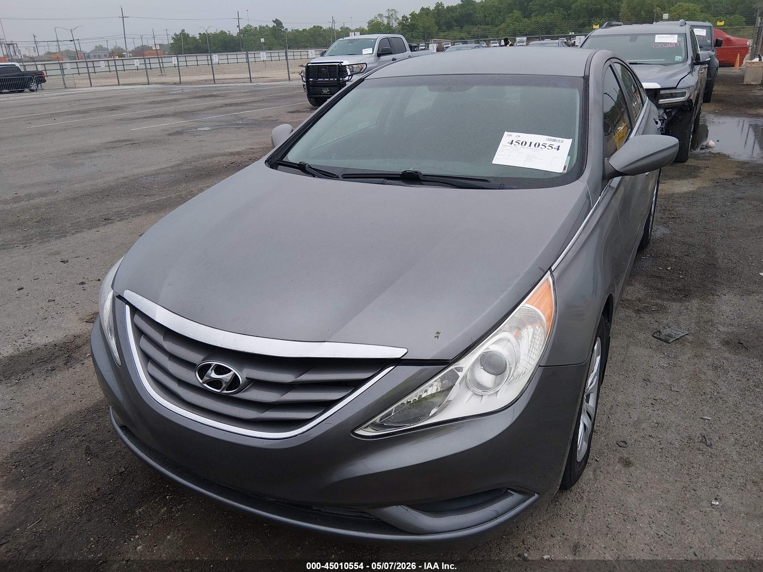 2011 Hyundai Sonata Gls Gray vin: 5NPEB4AC4BH108966