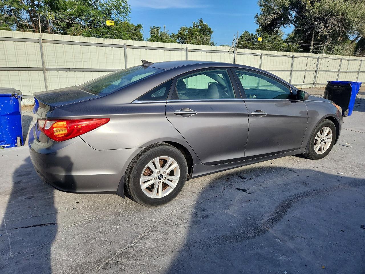 2011 Hyundai Sonata Gls Gray vin: 5NPEB4AC4BH118865