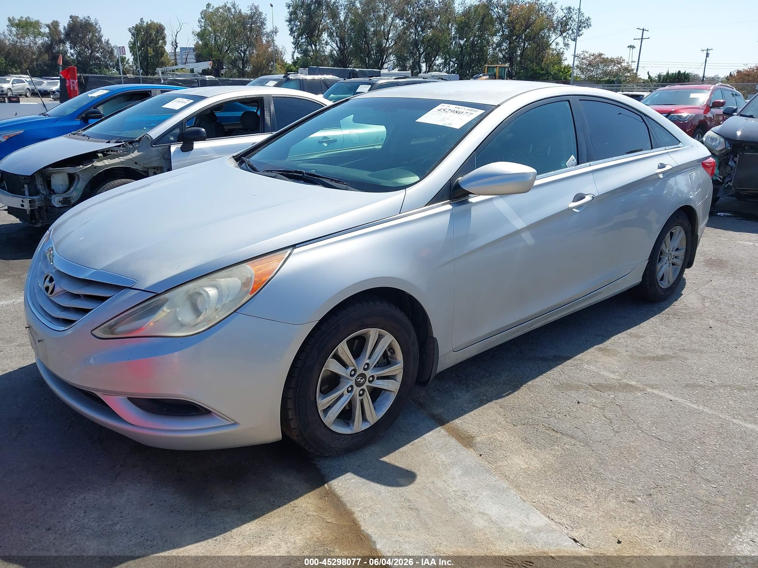 2011 Hyundai Sonata Gls Silver vin: 5NPEB4AC4BH133138