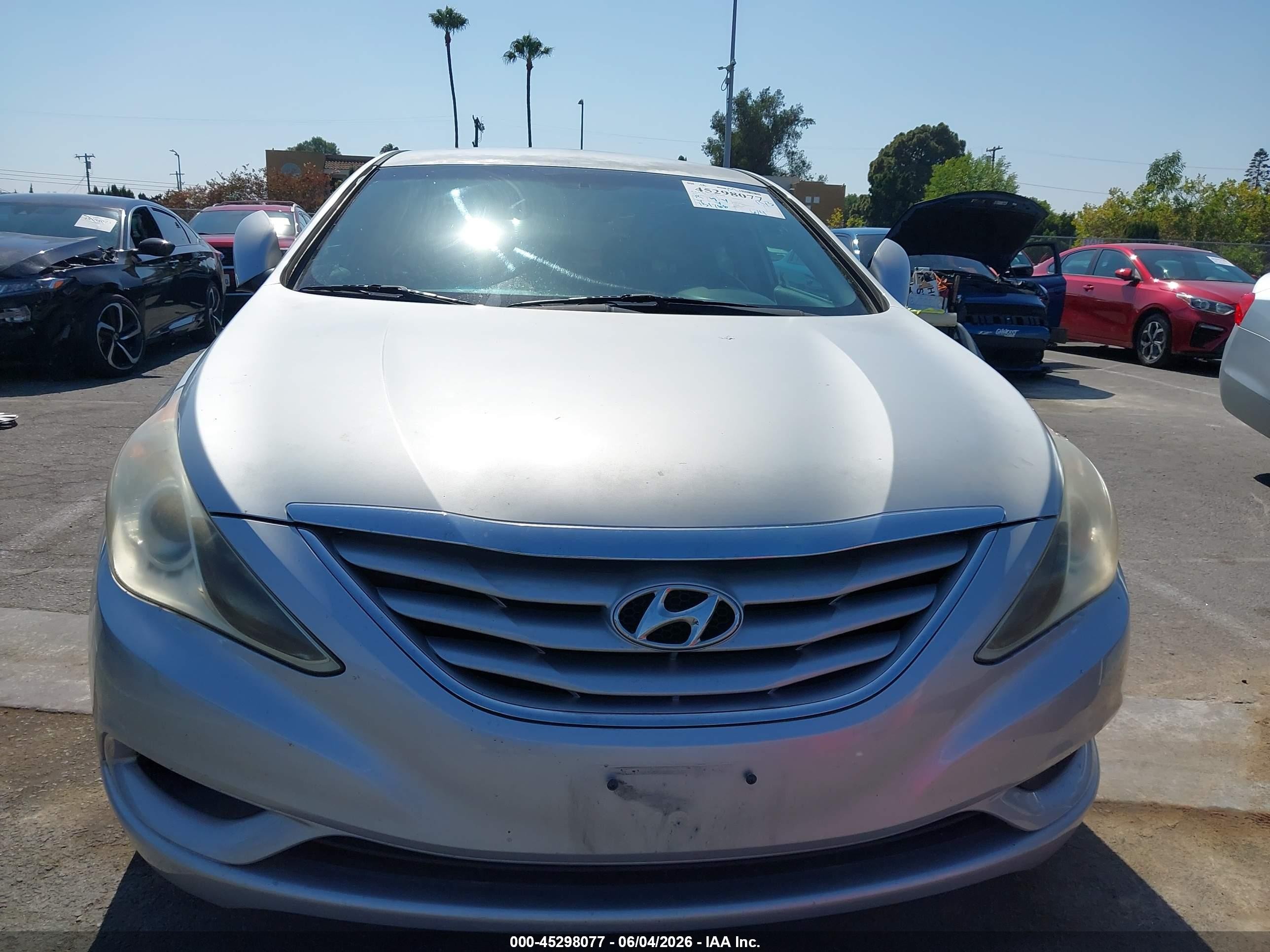2011 Hyundai Sonata Gls Silver vin: 5NPEB4AC4BH133138
