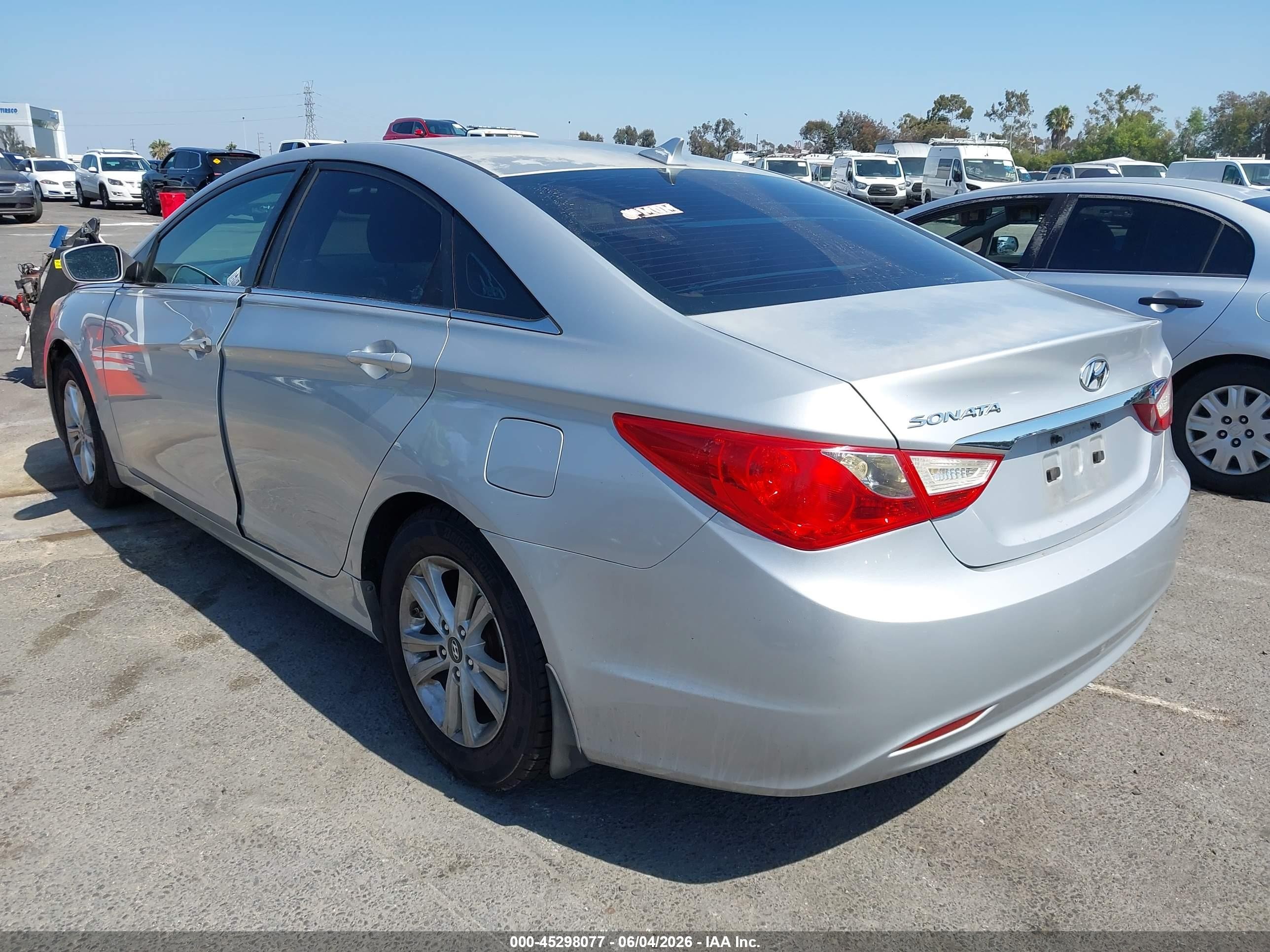 2011 Hyundai Sonata Gls Silver vin: 5NPEB4AC4BH133138