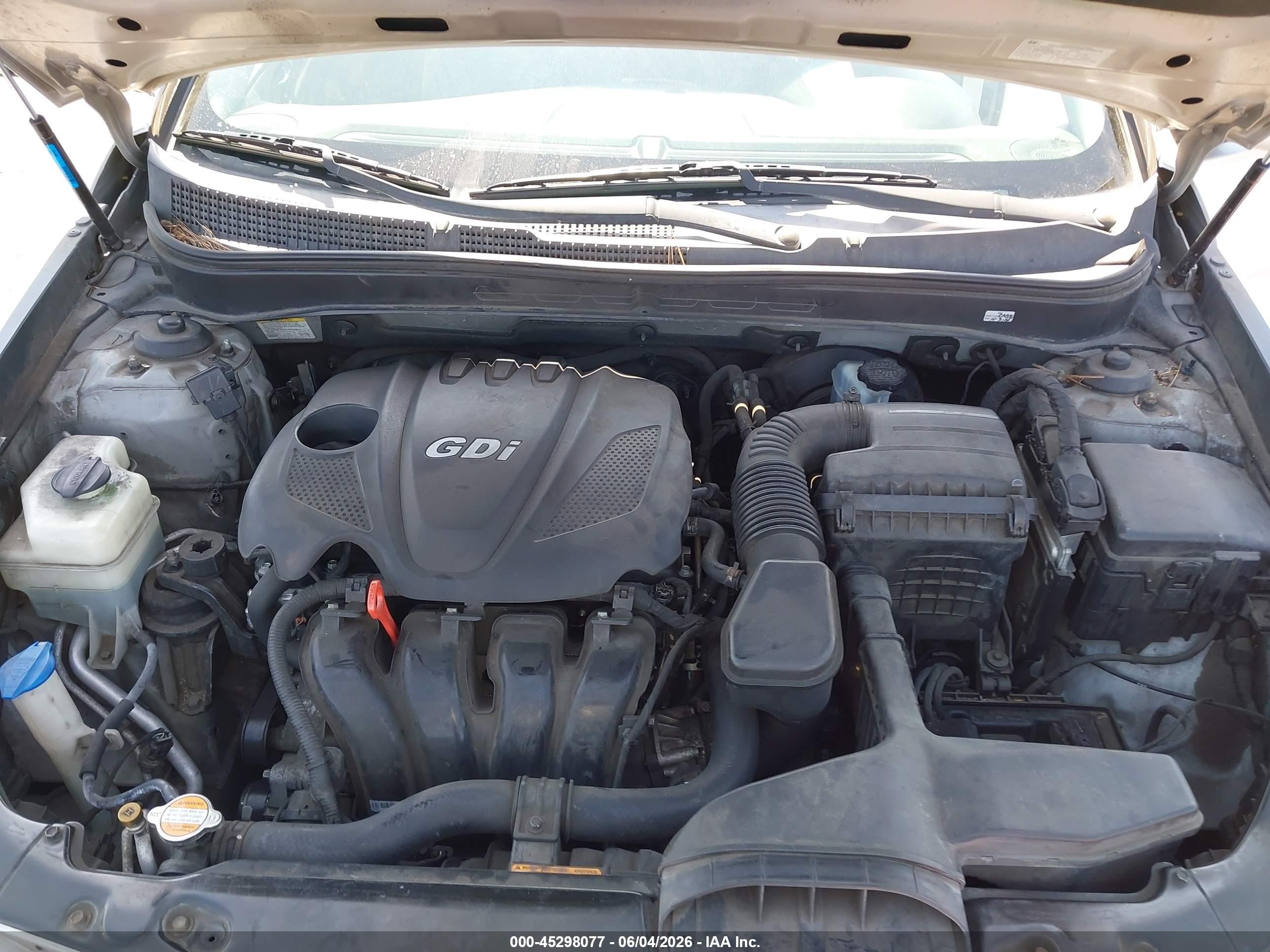 2011 Hyundai Sonata Gls Silver vin: 5NPEB4AC4BH133138