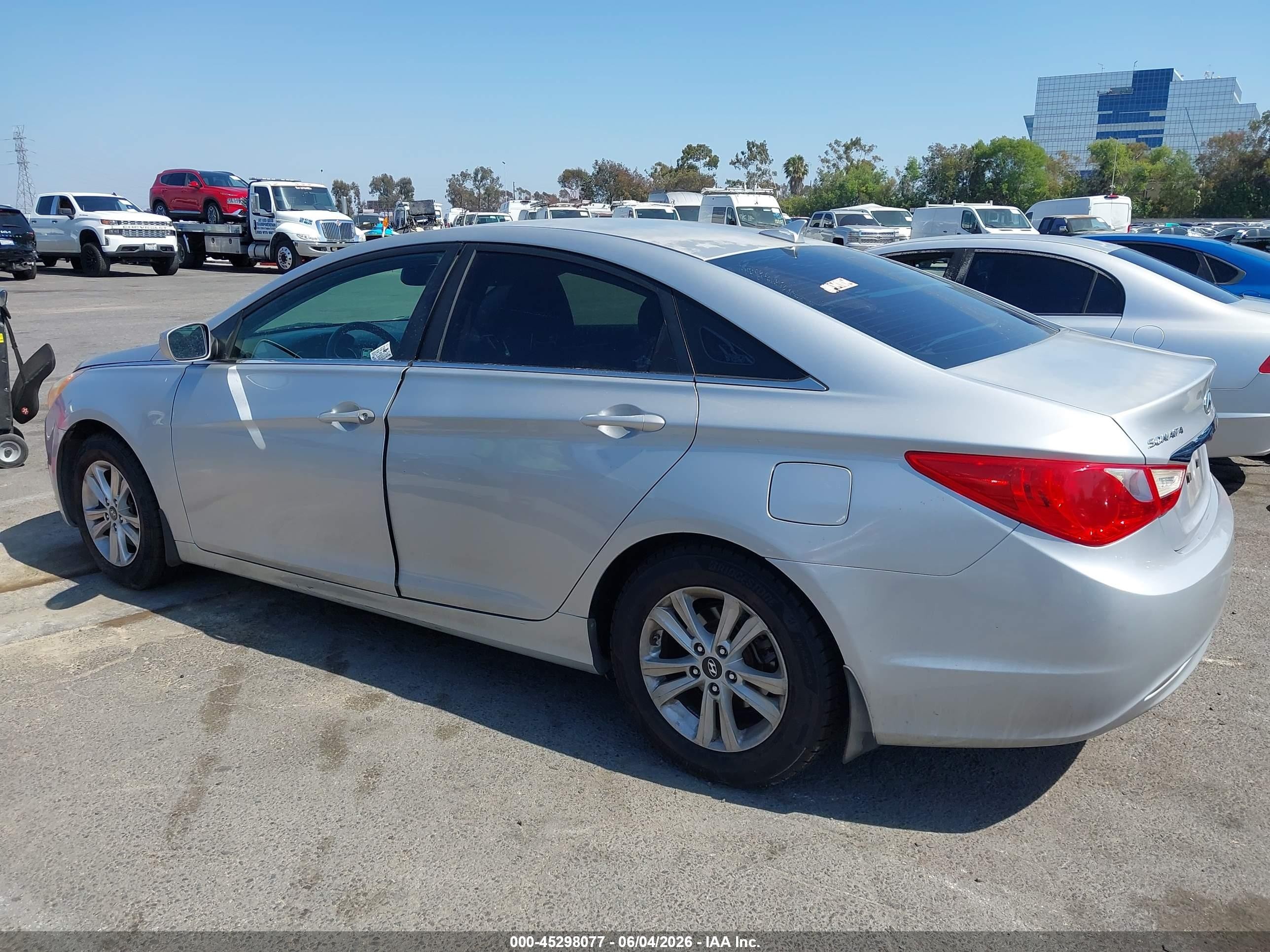 2011 Hyundai Sonata Gls Silver vin: 5NPEB4AC4BH133138