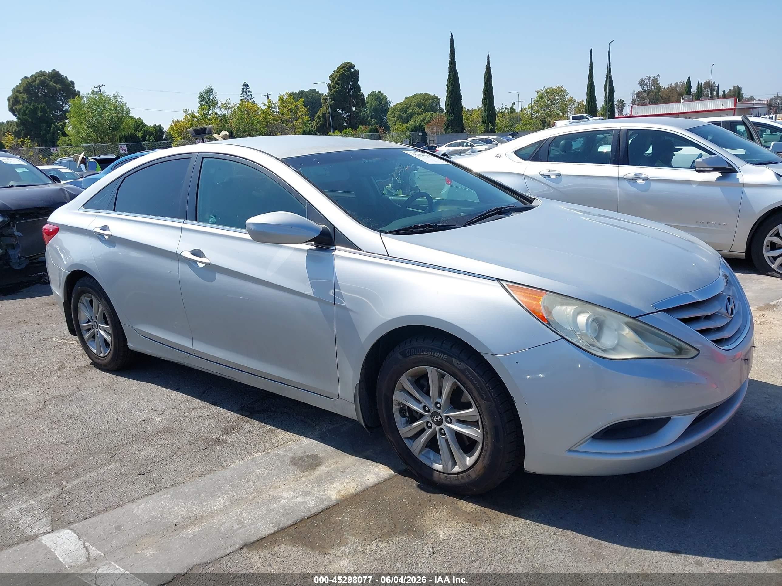 2011 Hyundai Sonata Gls Silver vin: 5NPEB4AC4BH133138