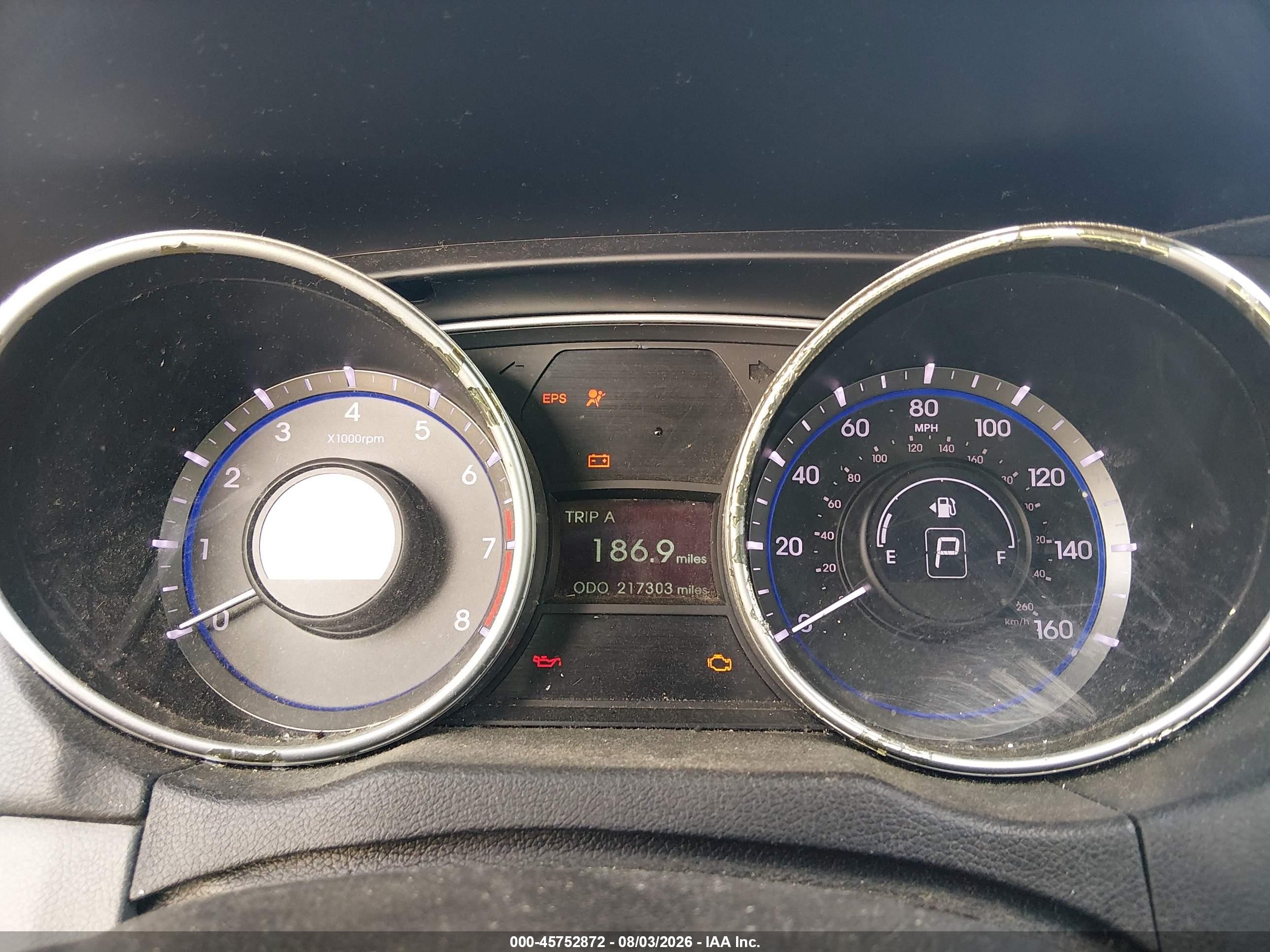 2011 Hyundai Sonata Gls Gray vin: 5NPEB4AC4BH150876
