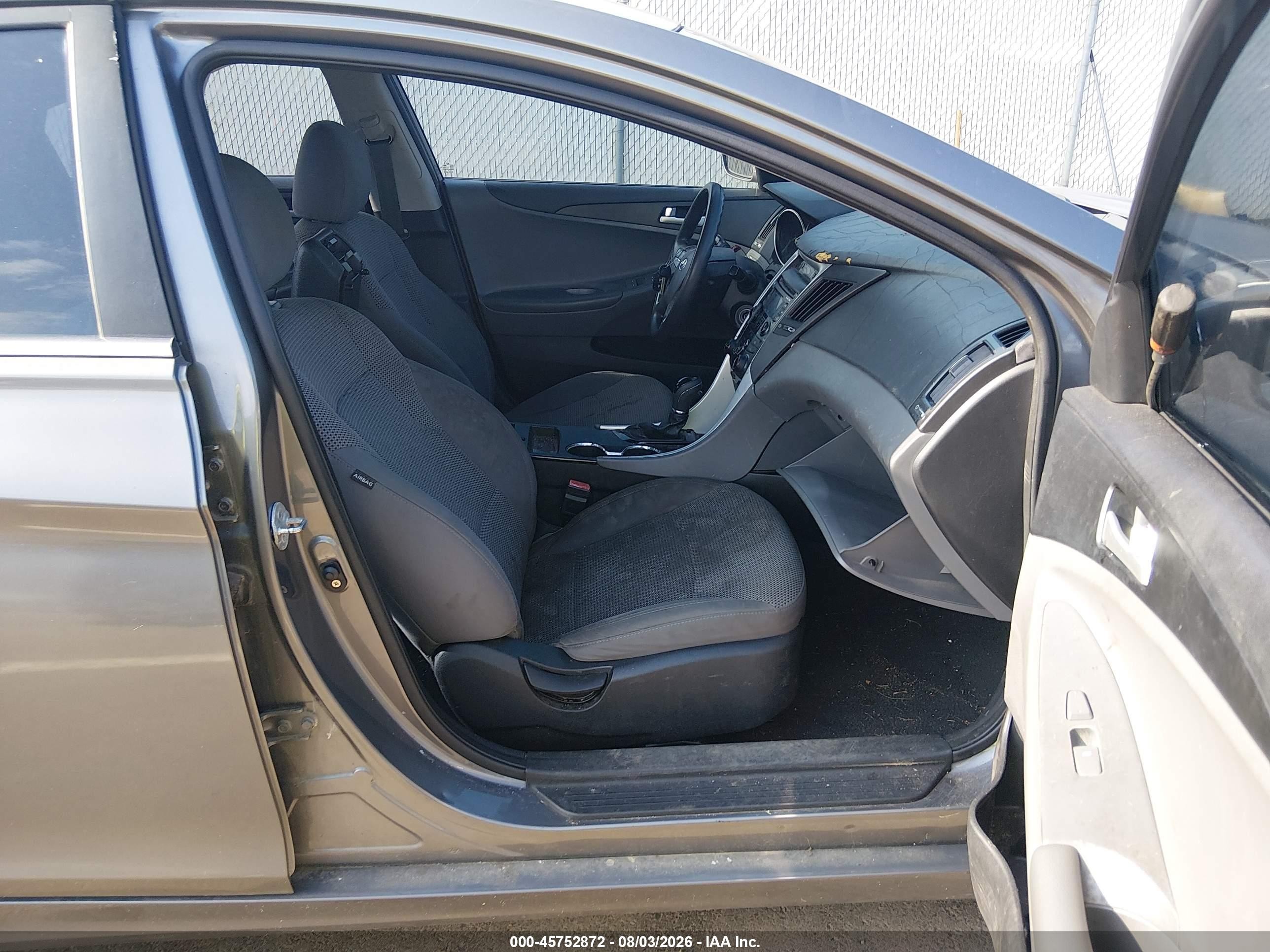 2011 Hyundai Sonata Gls Gray vin: 5NPEB4AC4BH150876