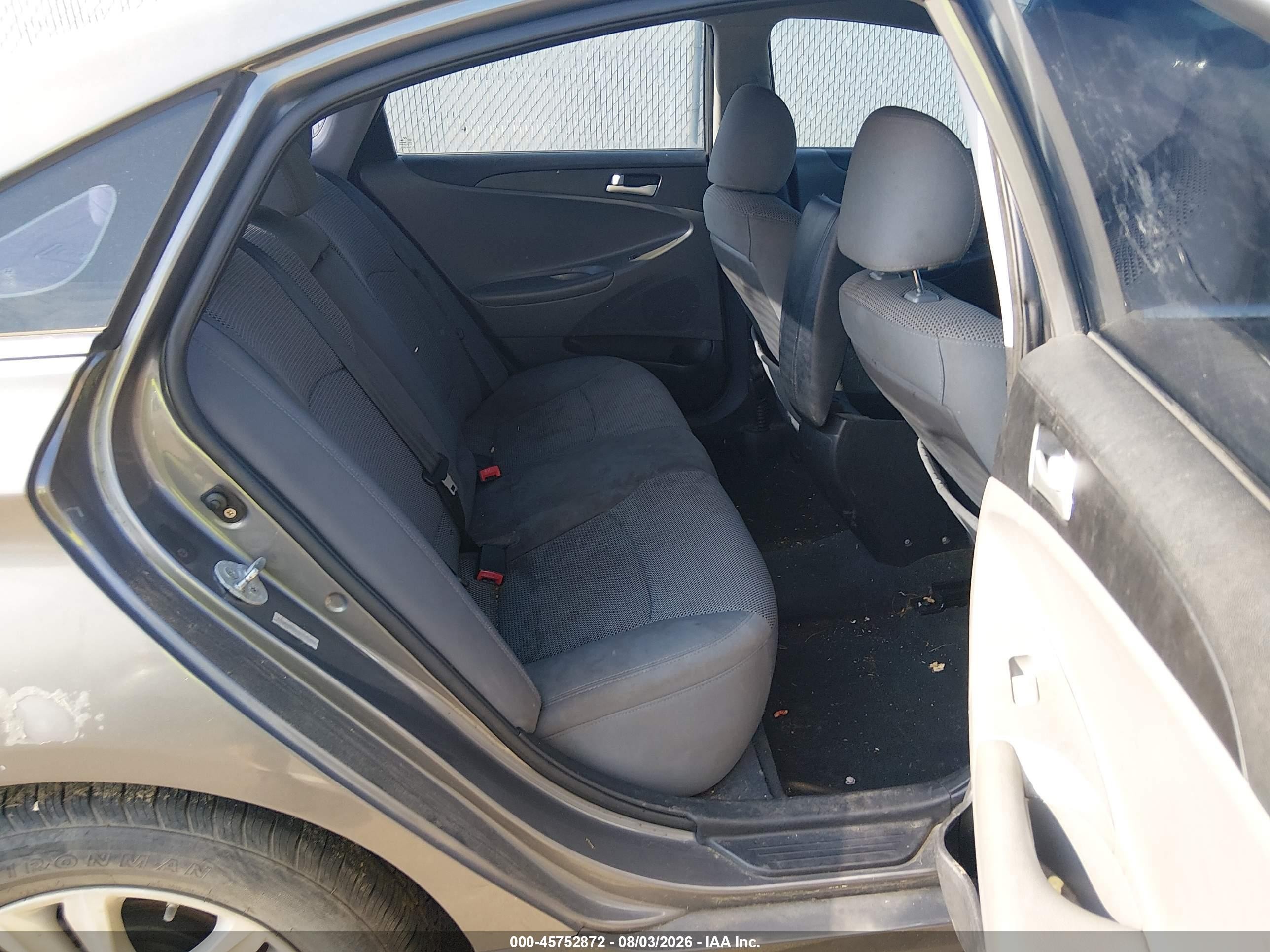 2011 Hyundai Sonata Gls Gray vin: 5NPEB4AC4BH150876