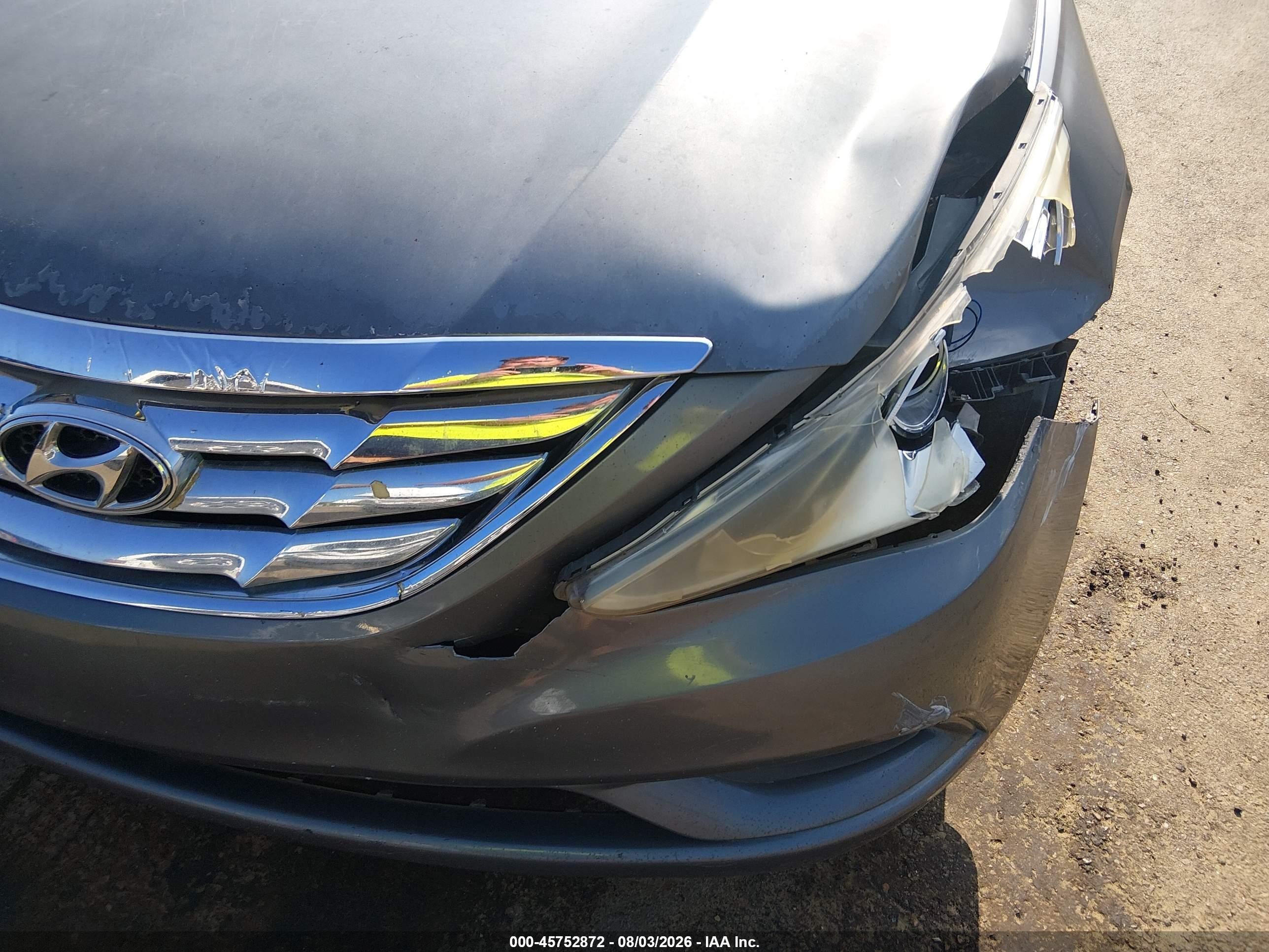 2011 Hyundai Sonata Gls Gray vin: 5NPEB4AC4BH150876
