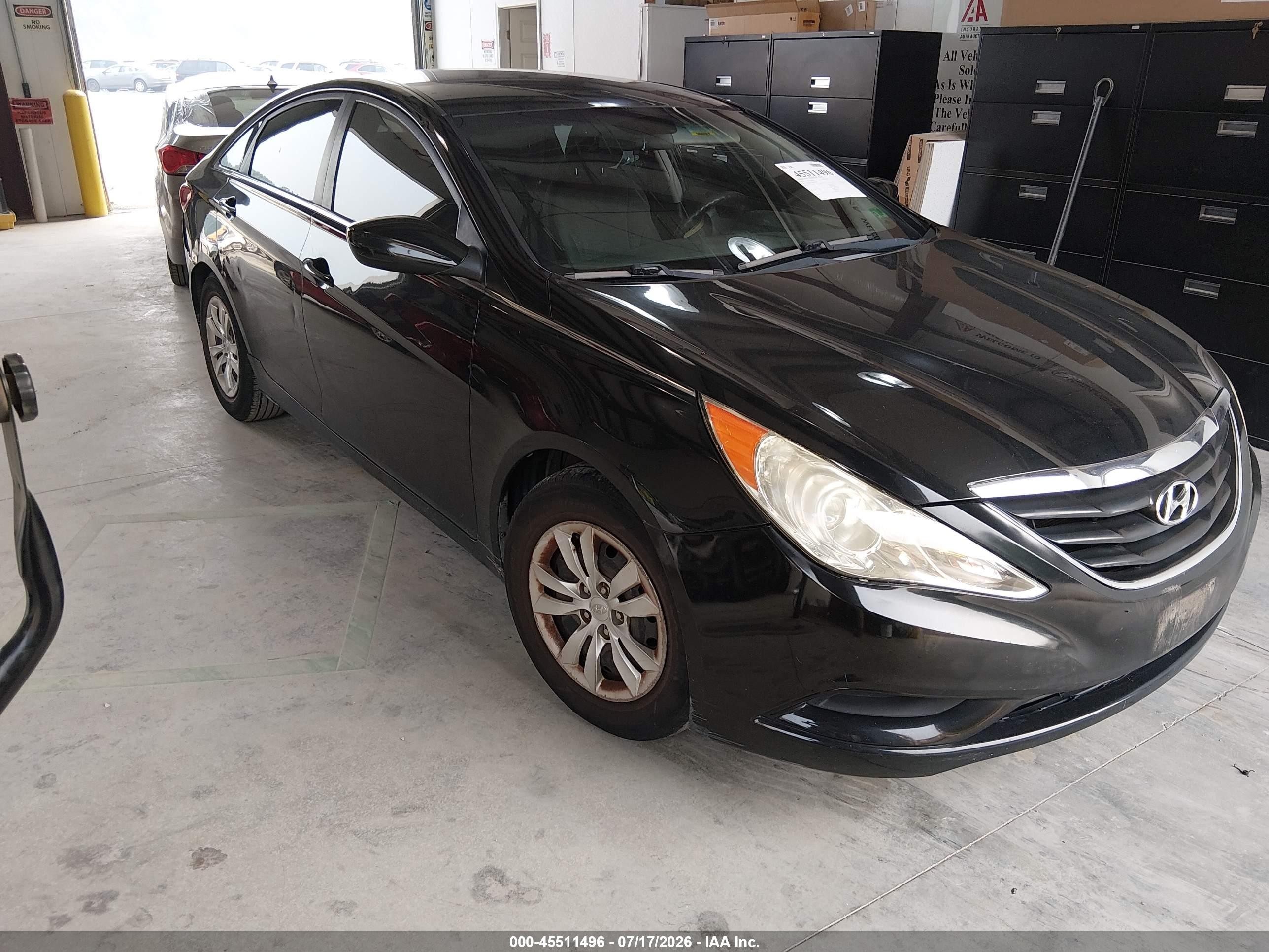 2011 Hyundai Sonata Gls Black vin: 5NPEB4AC4BH154748