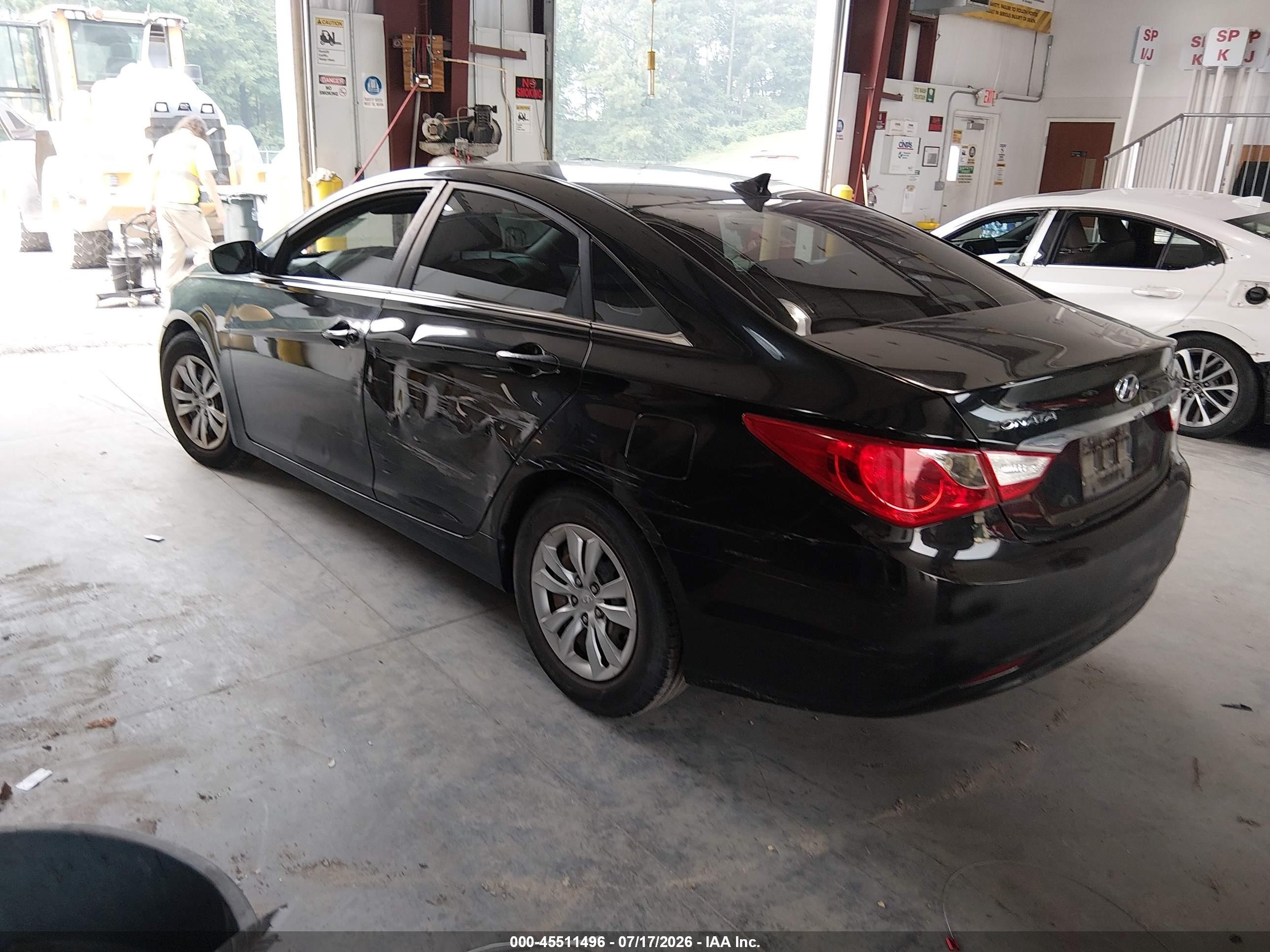 2011 Hyundai Sonata Gls Black vin: 5NPEB4AC4BH154748