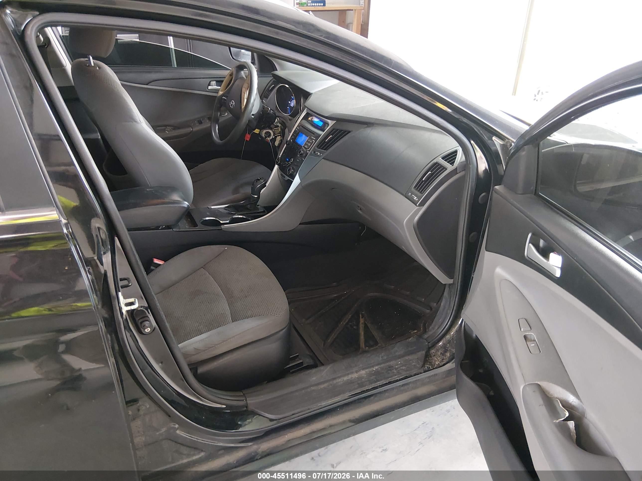 2011 Hyundai Sonata Gls Black vin: 5NPEB4AC4BH154748