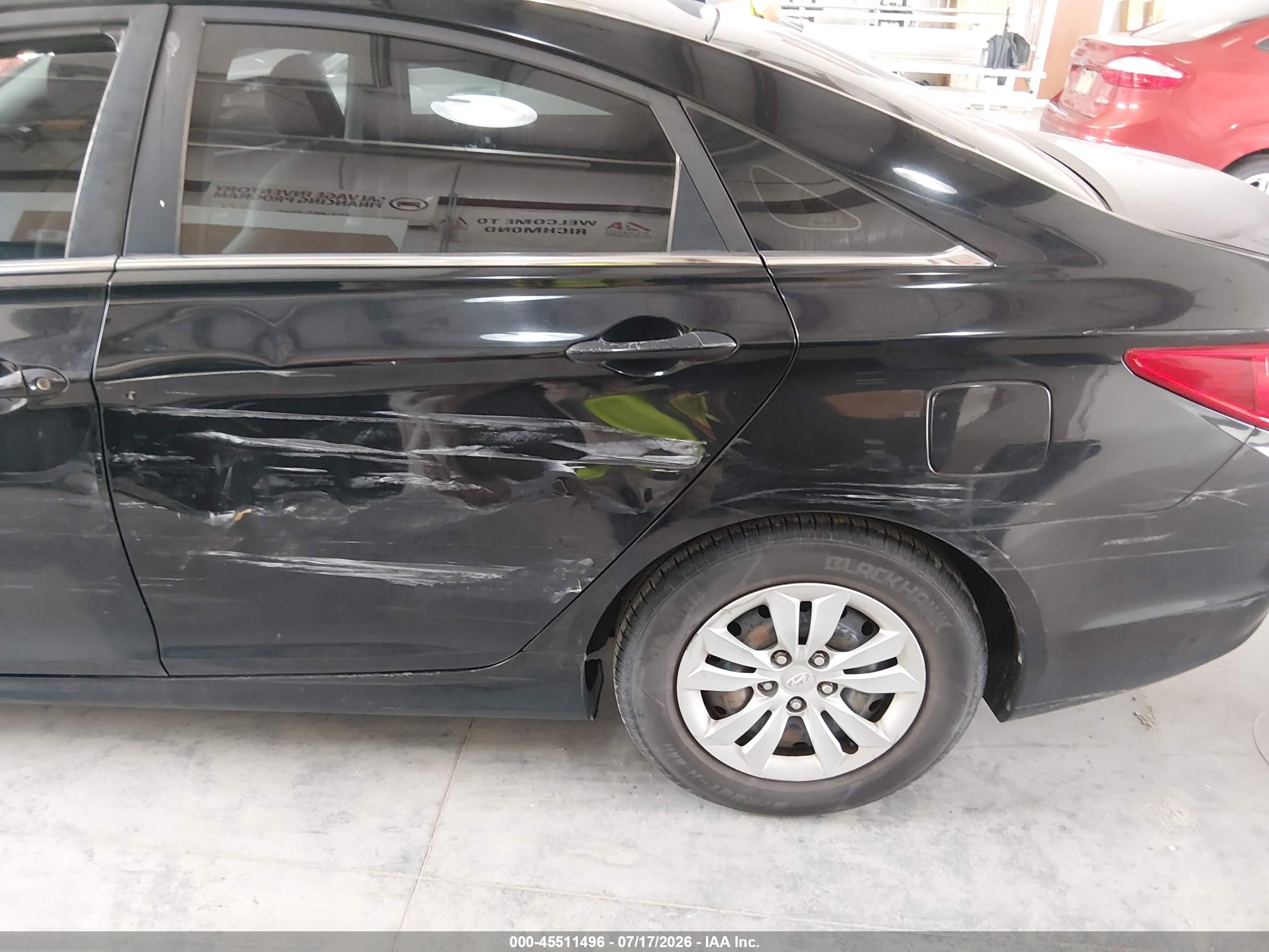 2011 Hyundai Sonata Gls Black vin: 5NPEB4AC4BH154748