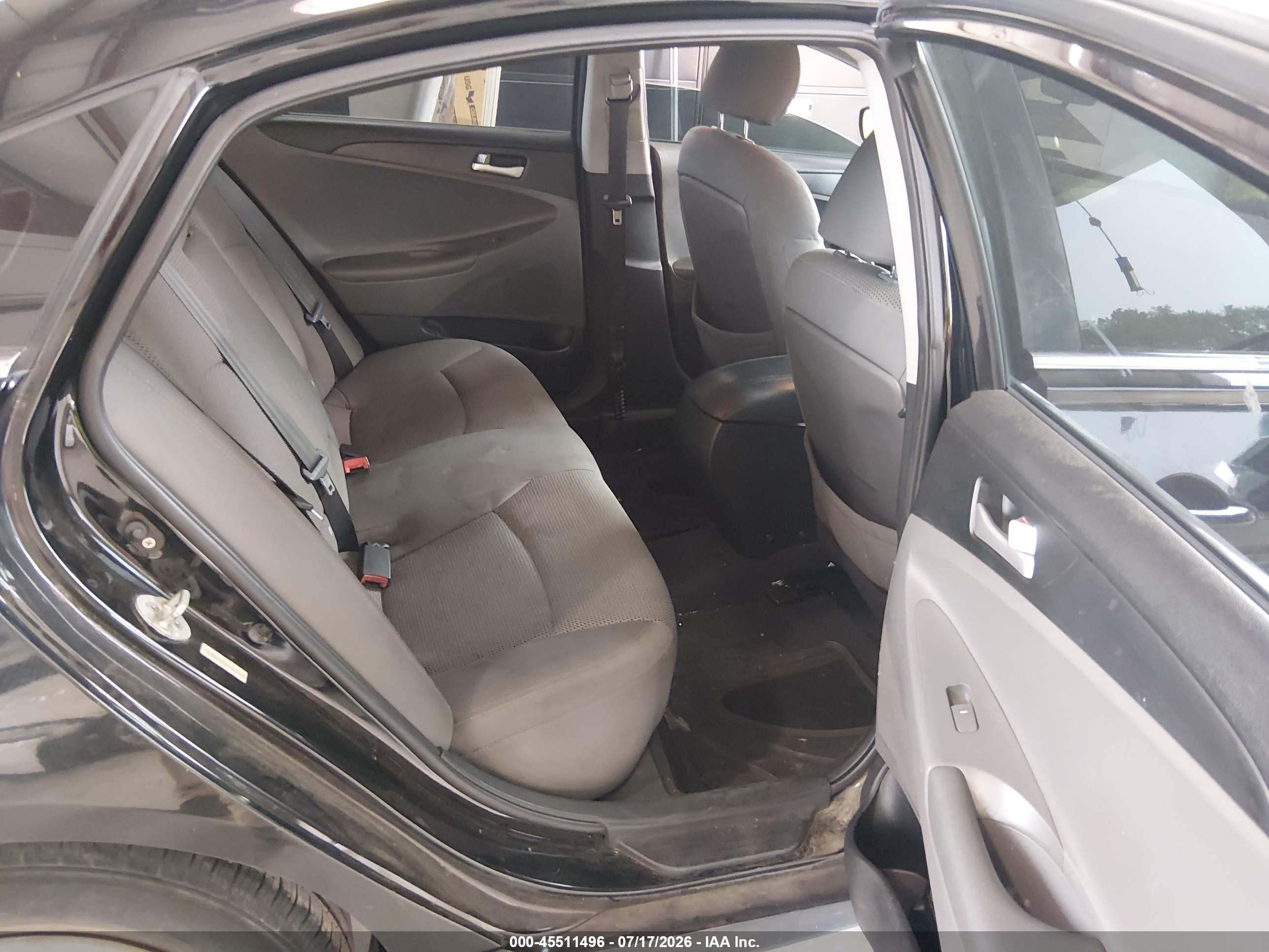 2011 Hyundai Sonata Gls Black vin: 5NPEB4AC4BH154748