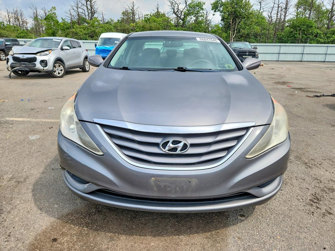 2011 Hyundai Sonata Gls Gray vin: 5NPEB4AC4BH161568