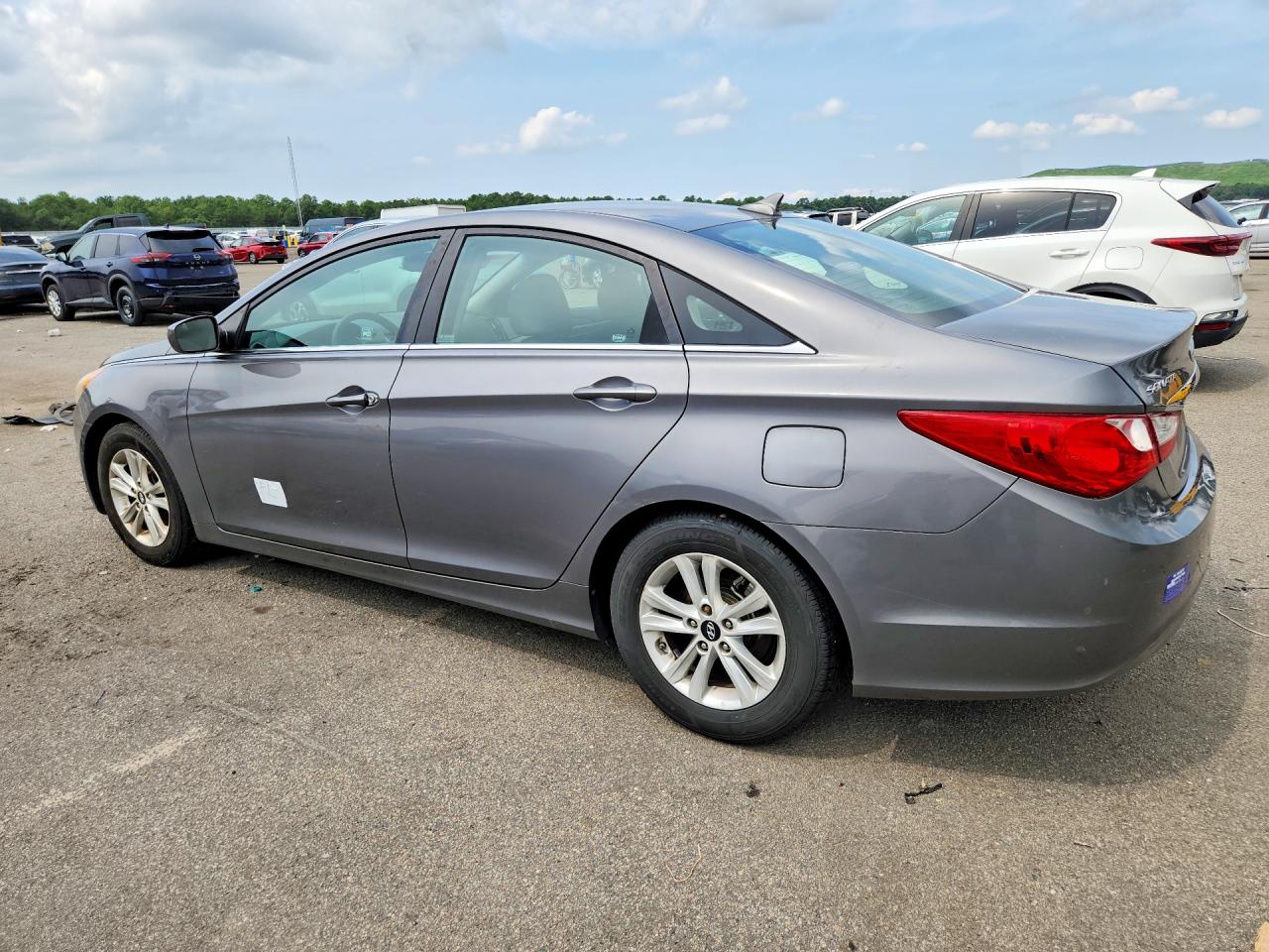 2011 Hyundai Sonata Gls Gray vin: 5NPEB4AC4BH161568