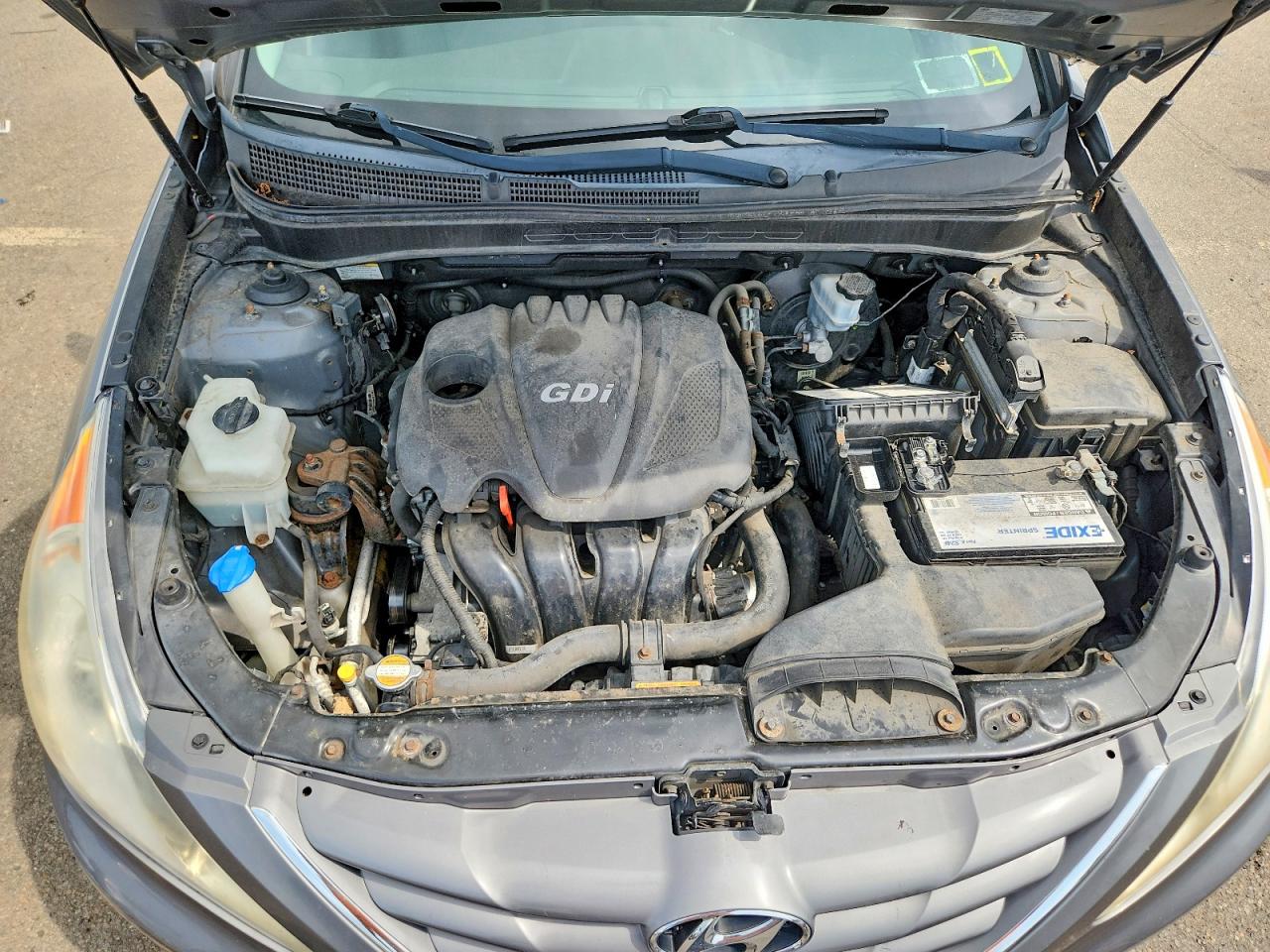 2011 Hyundai Sonata Gls Gray vin: 5NPEB4AC4BH161568