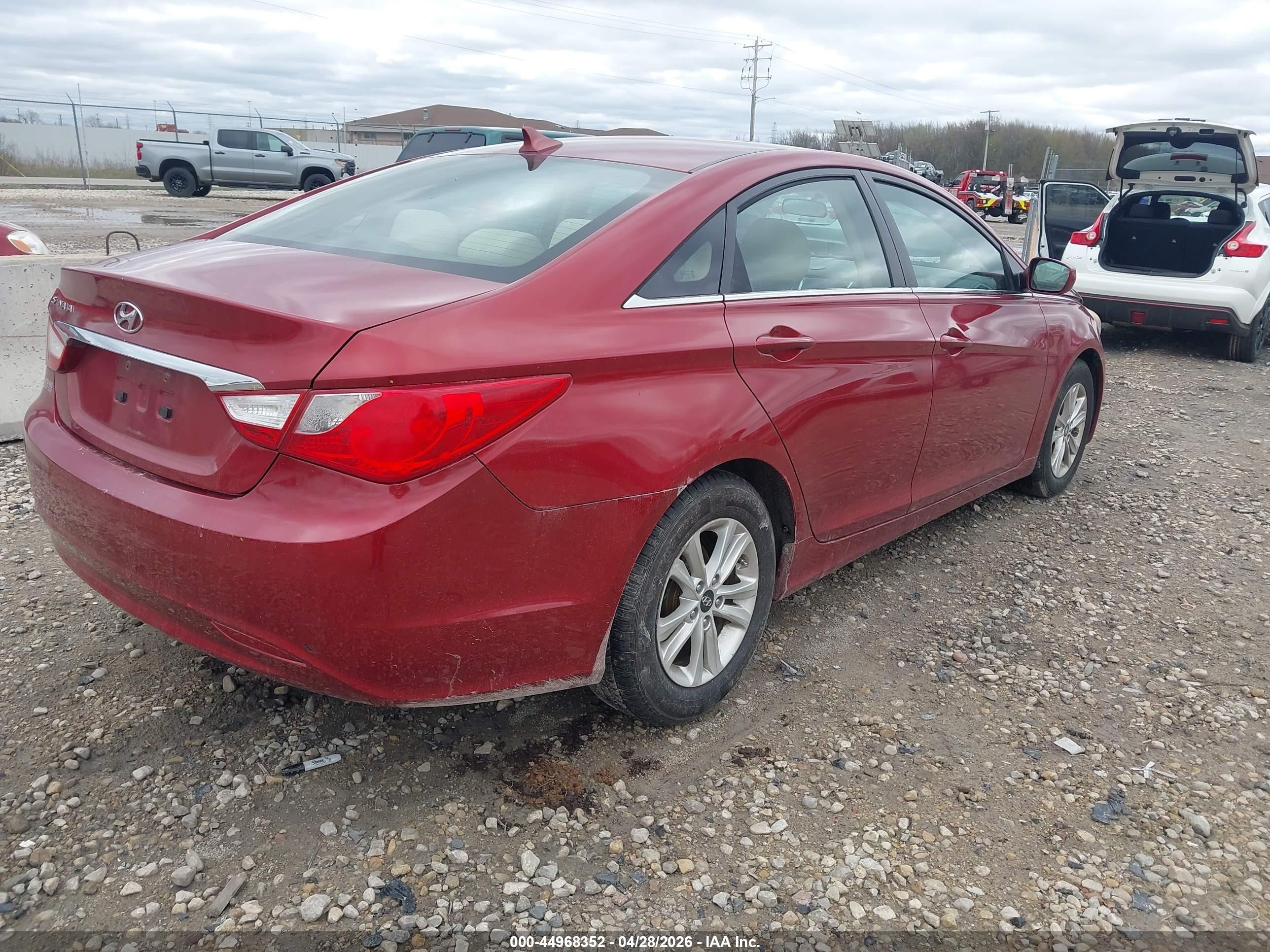 2011 Hyundai Sonata Gls Красный vin: 5NPEB4AC4BH167337
