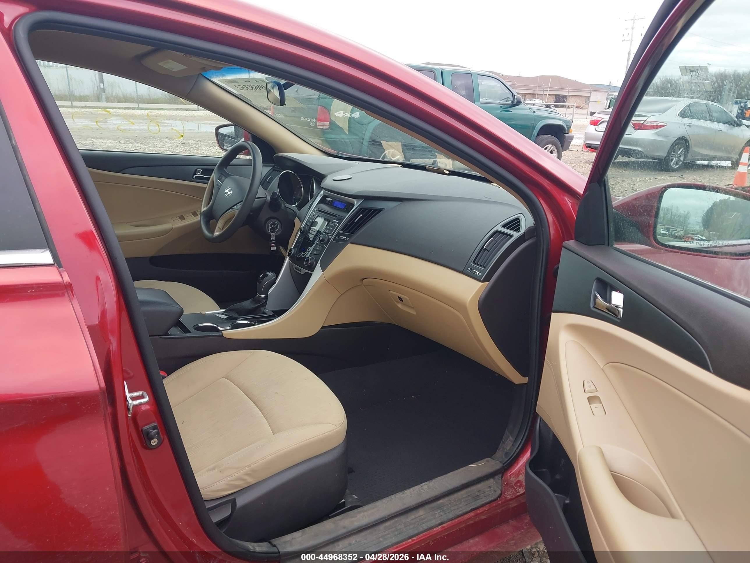 2011 Hyundai Sonata Gls Красный vin: 5NPEB4AC4BH167337