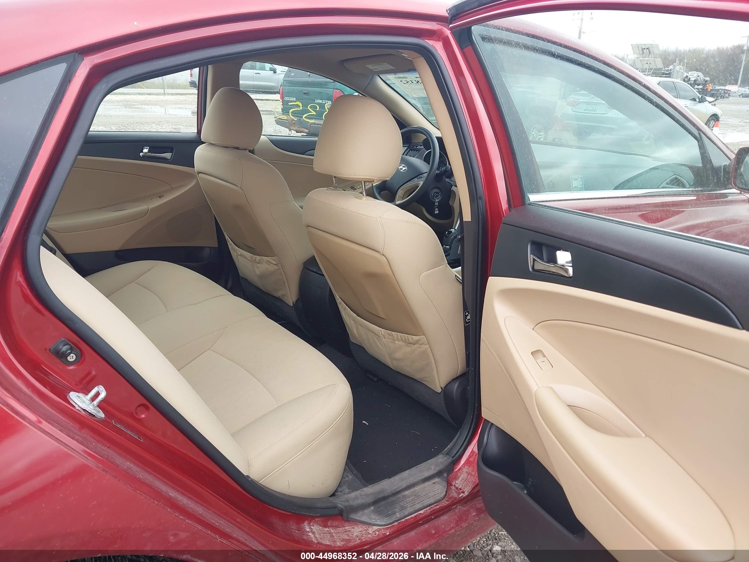 2011 Hyundai Sonata Gls Красный vin: 5NPEB4AC4BH167337