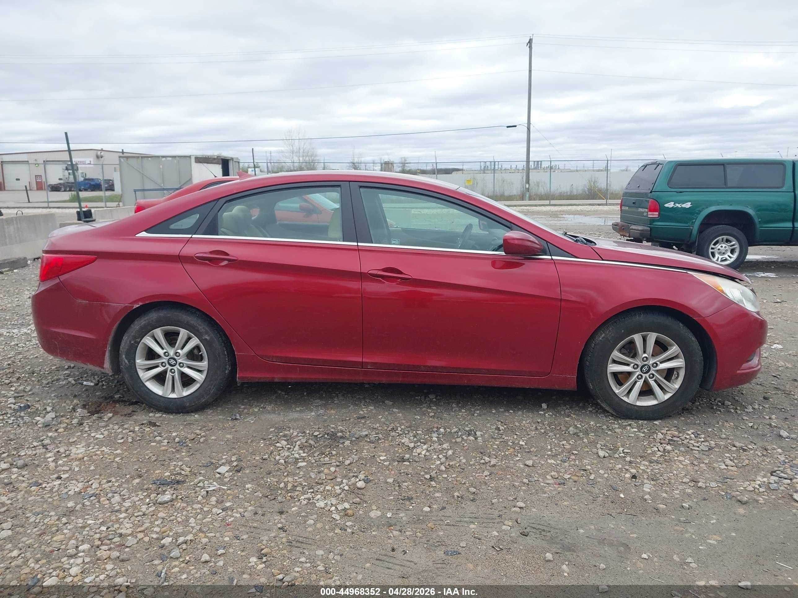 2011 Hyundai Sonata Gls Красный vin: 5NPEB4AC4BH167337