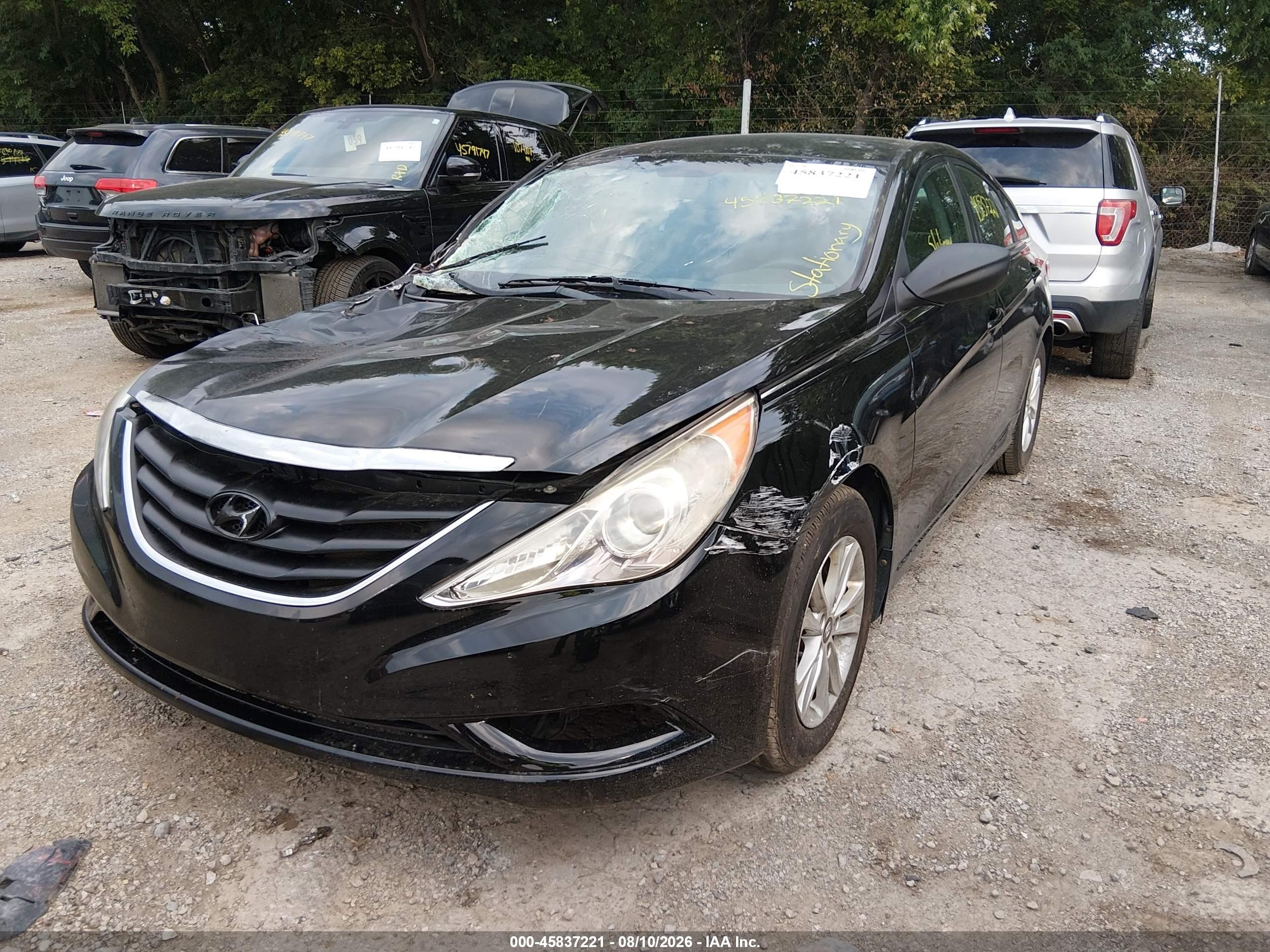 2011 Hyundai Sonata Gls Black vin: 5NPEB4AC4BH171078