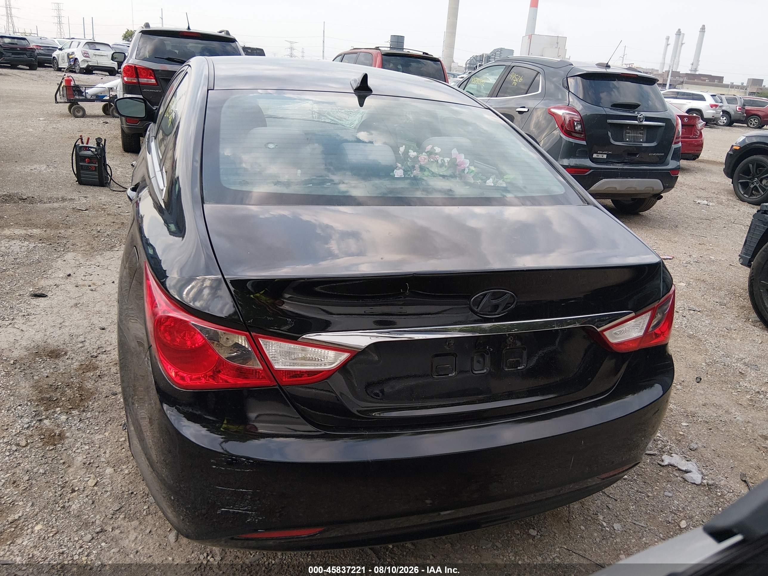2011 Hyundai Sonata Gls Black vin: 5NPEB4AC4BH171078