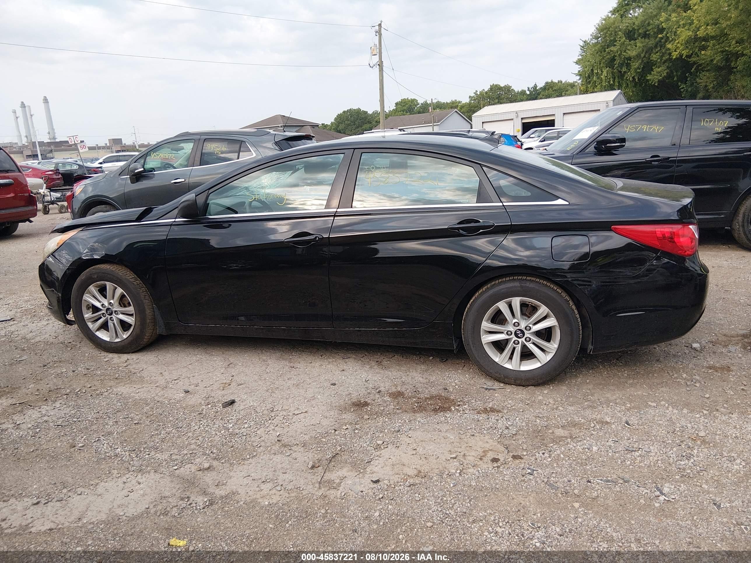 2011 Hyundai Sonata Gls Black vin: 5NPEB4AC4BH171078