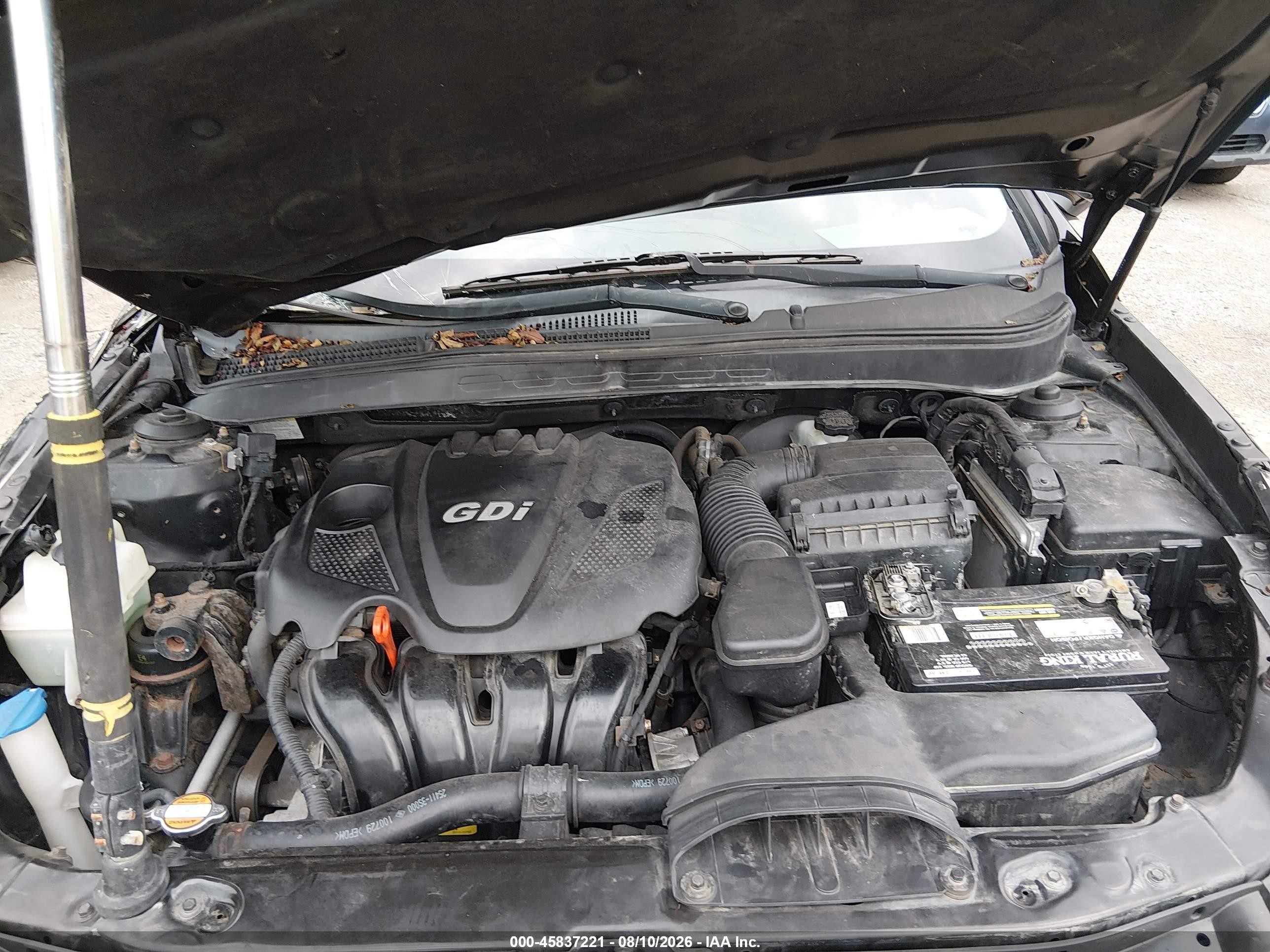 2011 Hyundai Sonata Gls Black vin: 5NPEB4AC4BH171078