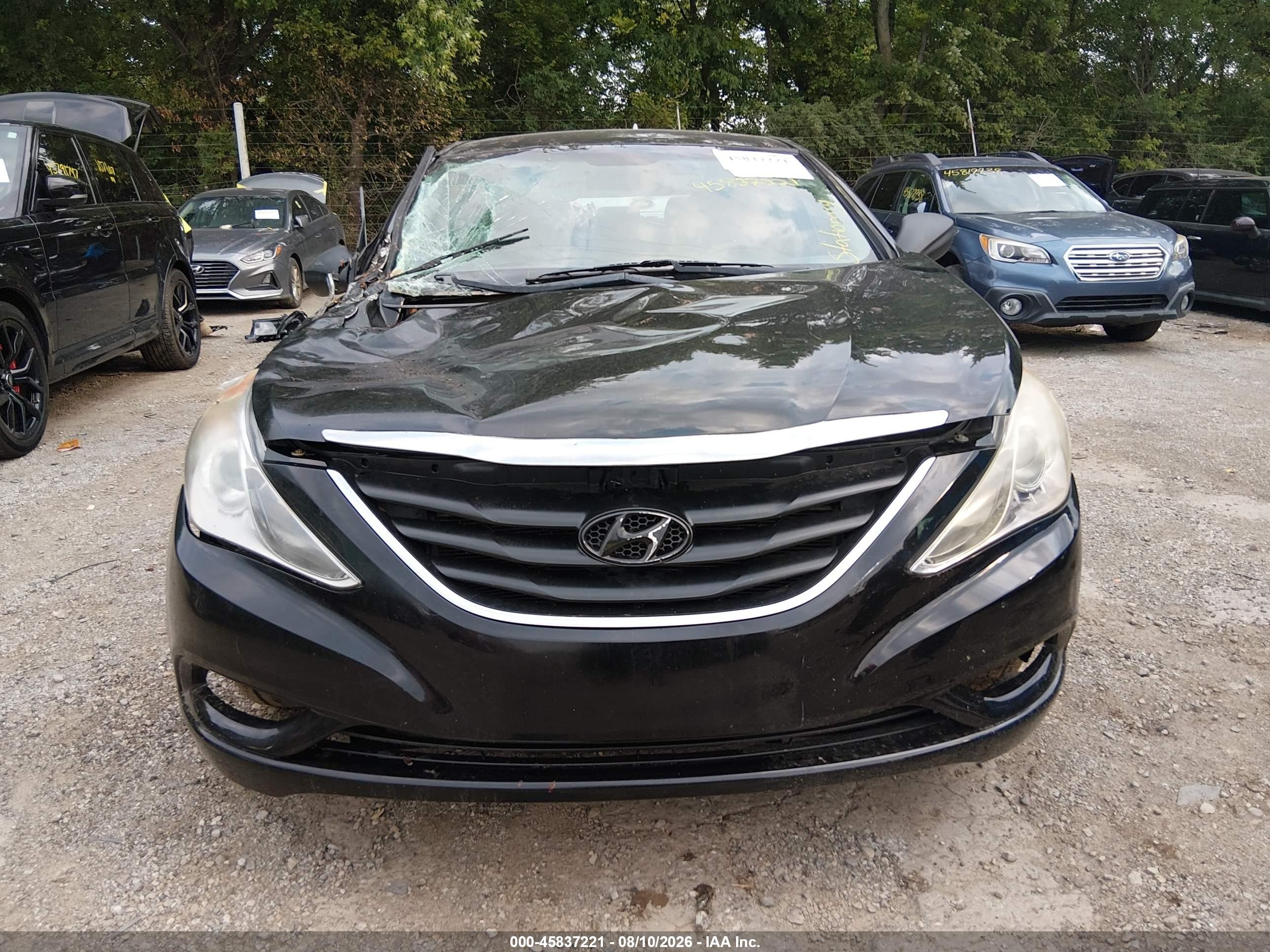 2011 Hyundai Sonata Gls Black vin: 5NPEB4AC4BH171078