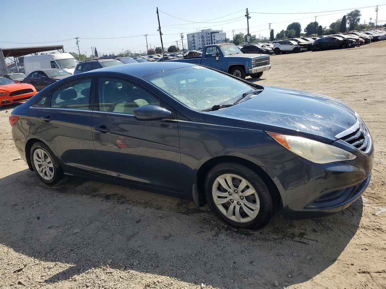 2011 Hyundai Sonata Gls Blue vin: 5NPEB4AC4BH174546