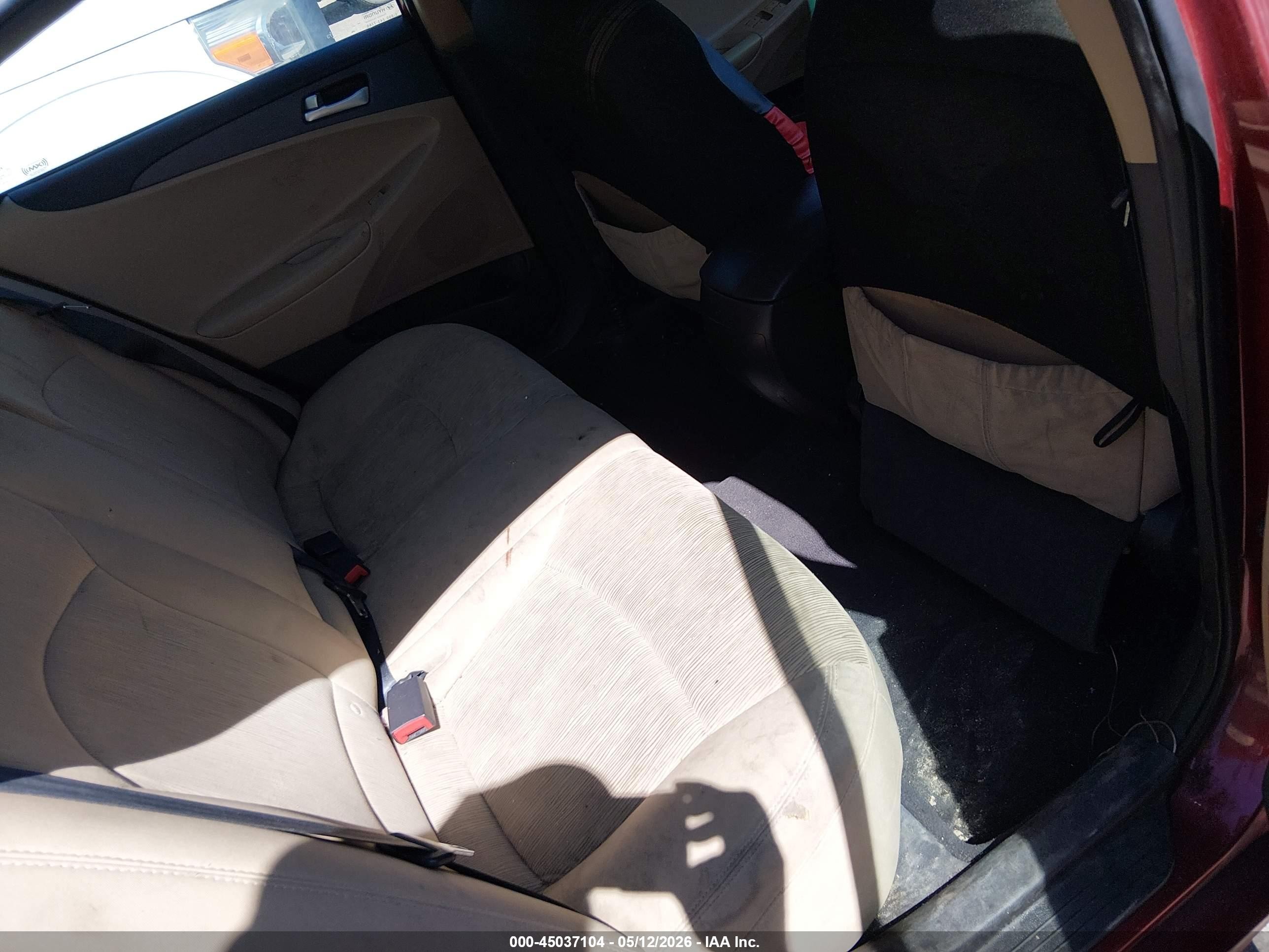 2011 Hyundai Sonata Gls Red vin: 5NPEB4AC4BH185319