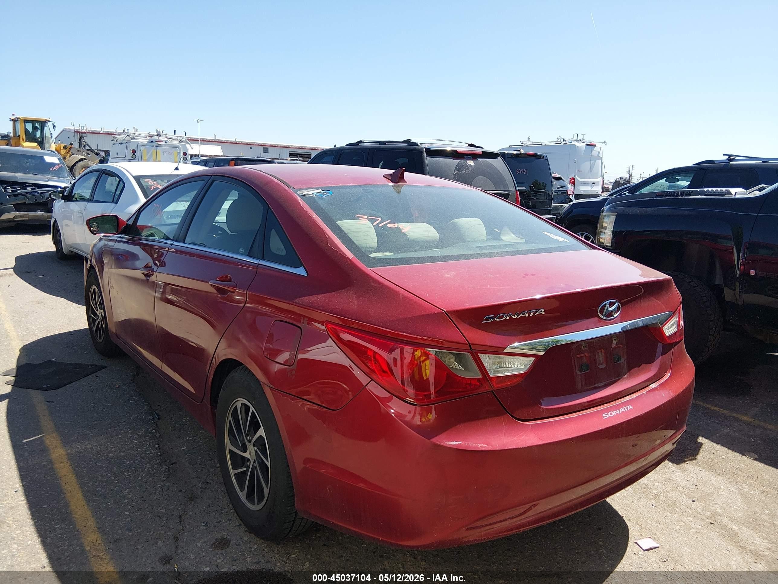2011 Hyundai Sonata Gls Red vin: 5NPEB4AC4BH185319
