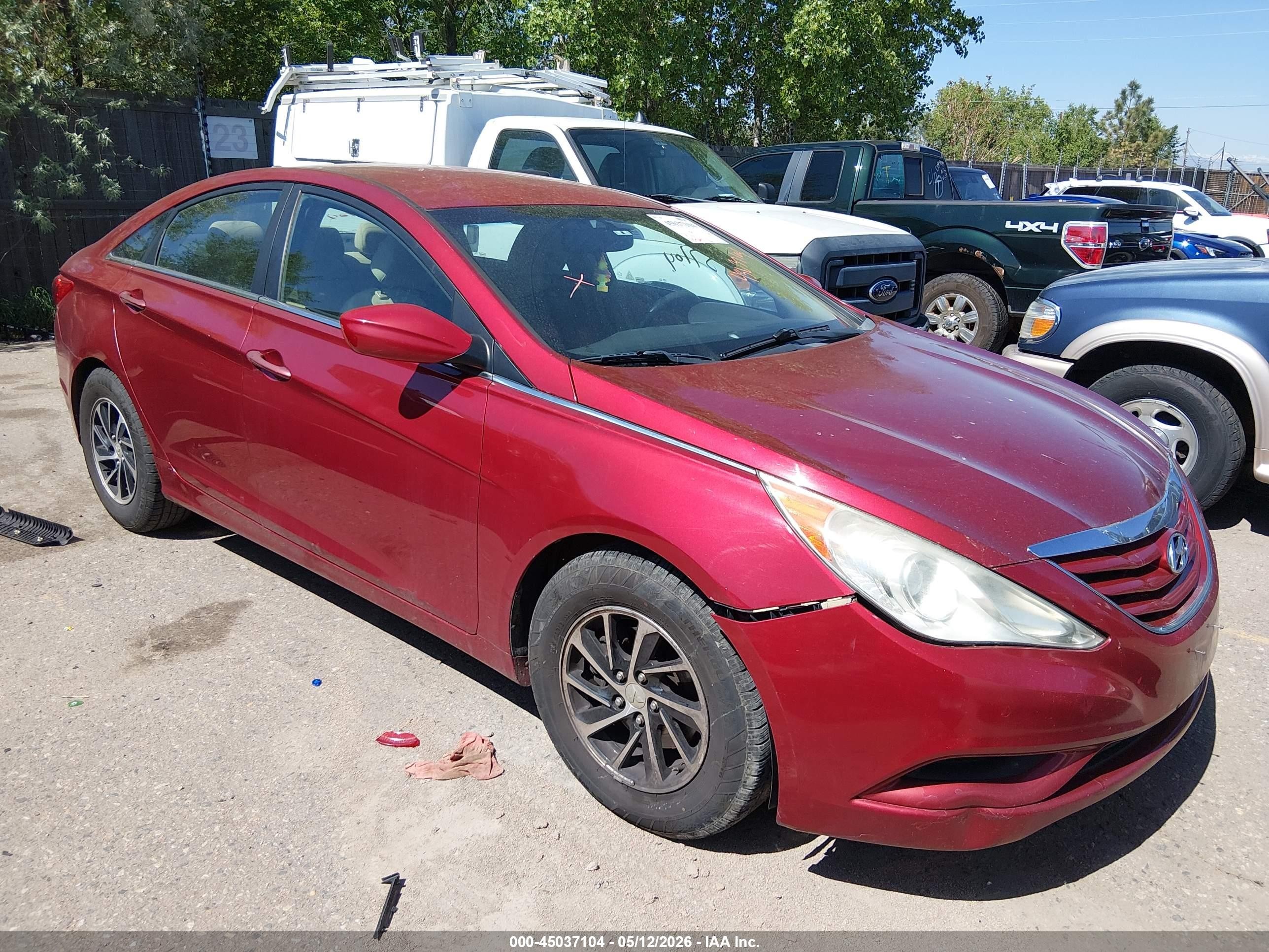 2011 Hyundai Sonata Gls Red vin: 5NPEB4AC4BH185319