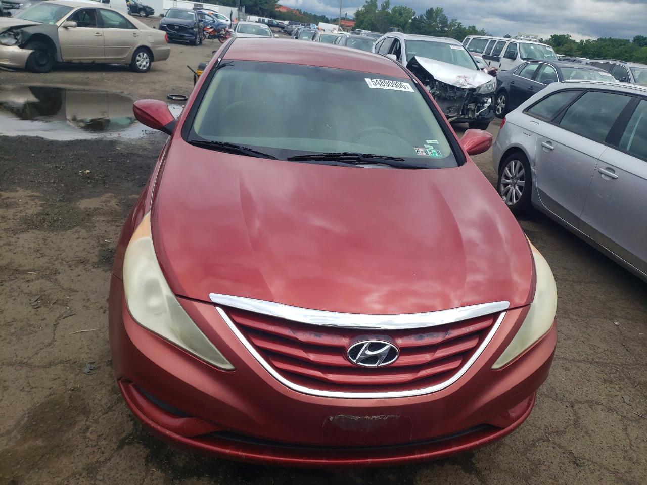 2011 Hyundai Sonata Gls Red vin: 5NPEB4AC4BH190410