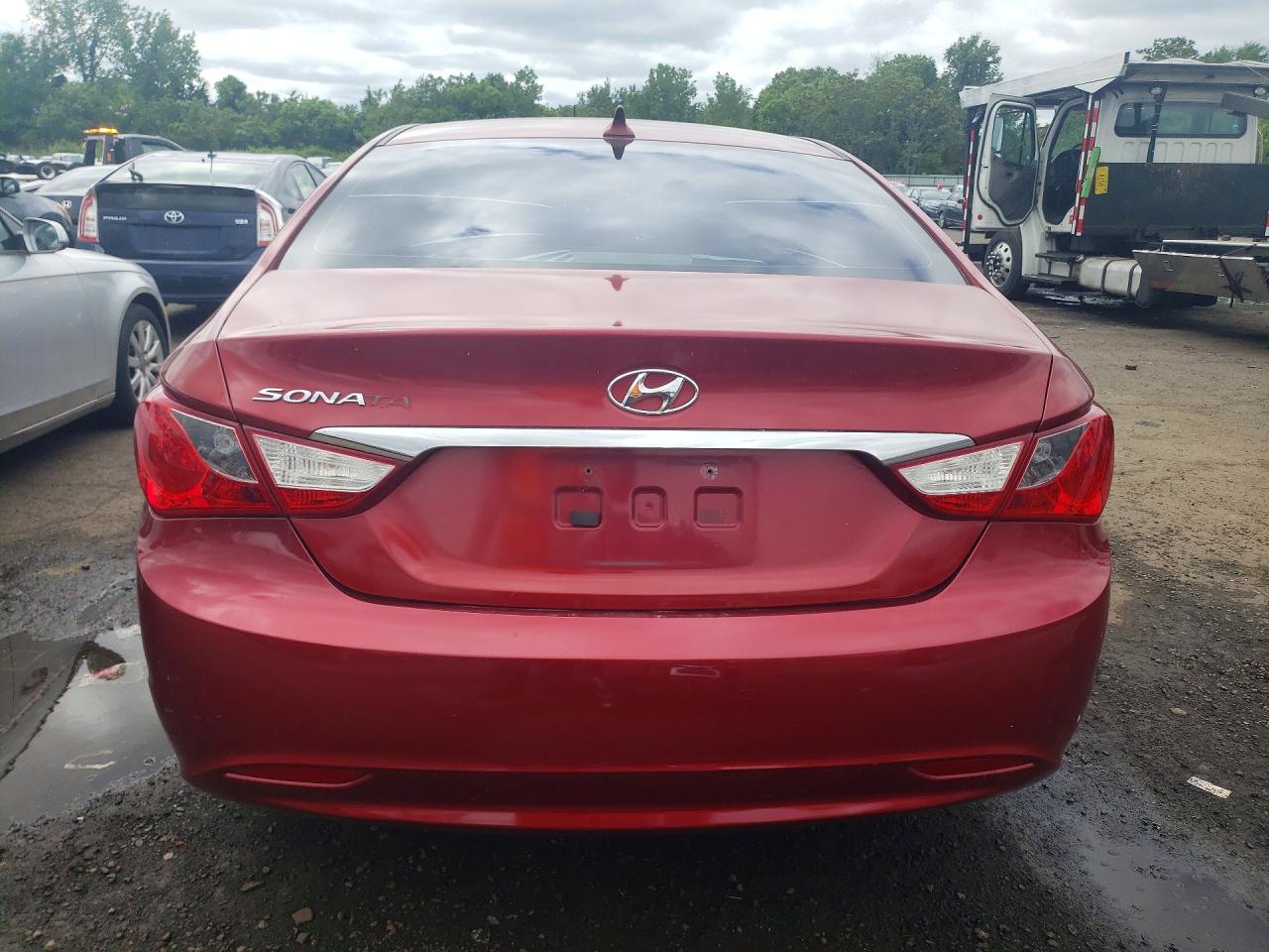 2011 Hyundai Sonata Gls Red vin: 5NPEB4AC4BH190410