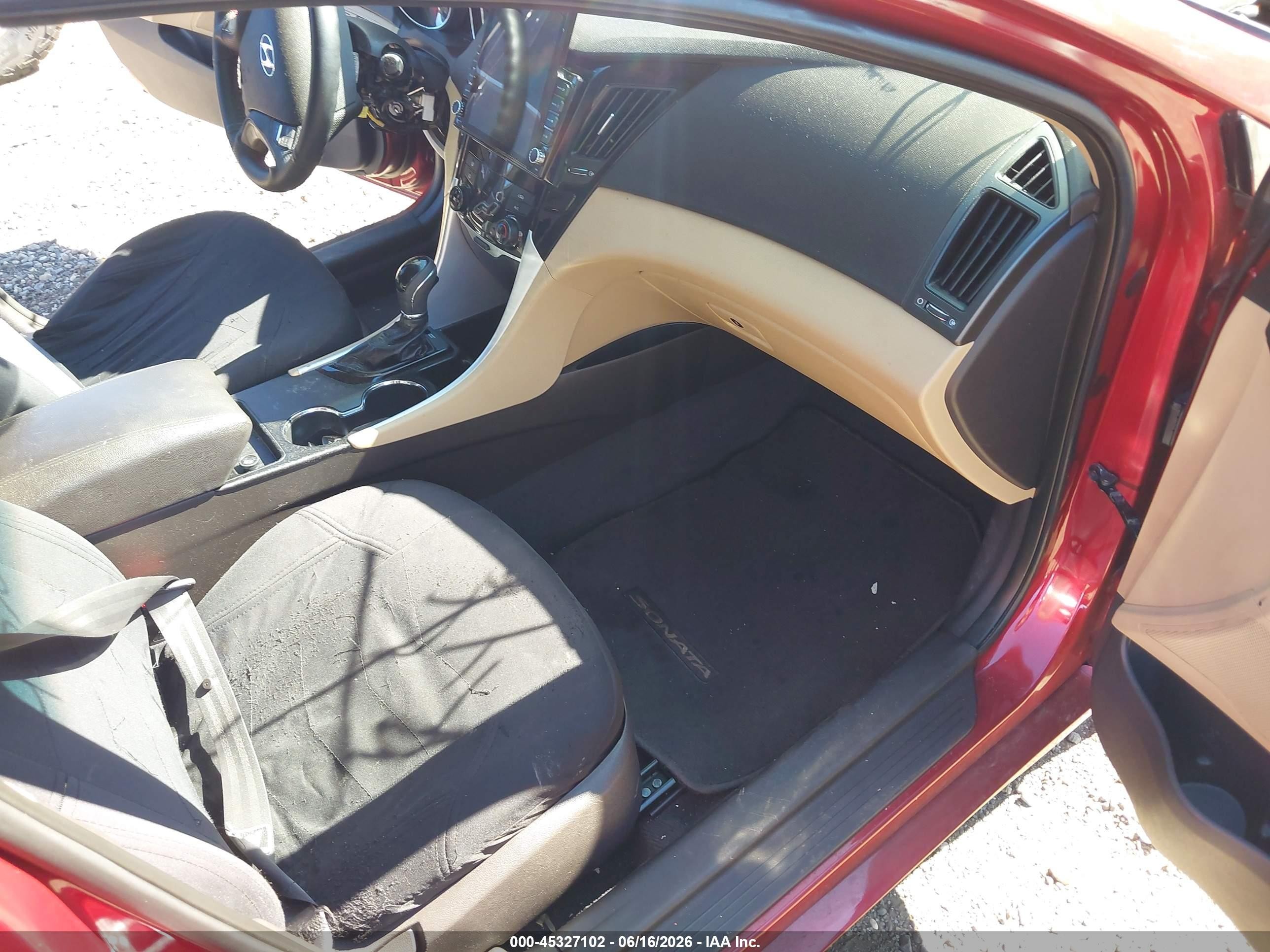 2011 Hyundai Sonata Gls Red vin: 5NPEB4AC4BH190469