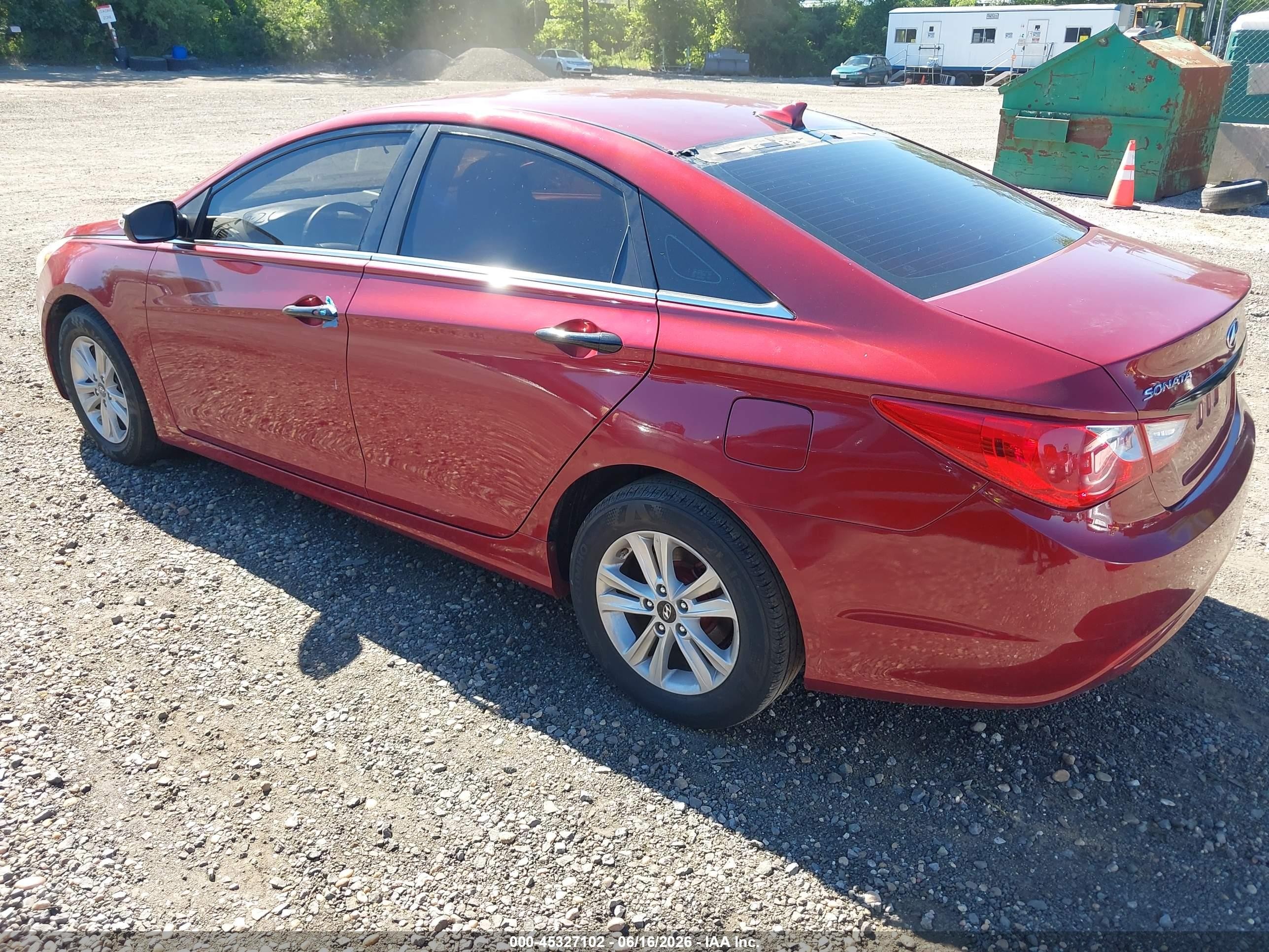 2011 Hyundai Sonata Gls Red vin: 5NPEB4AC4BH190469