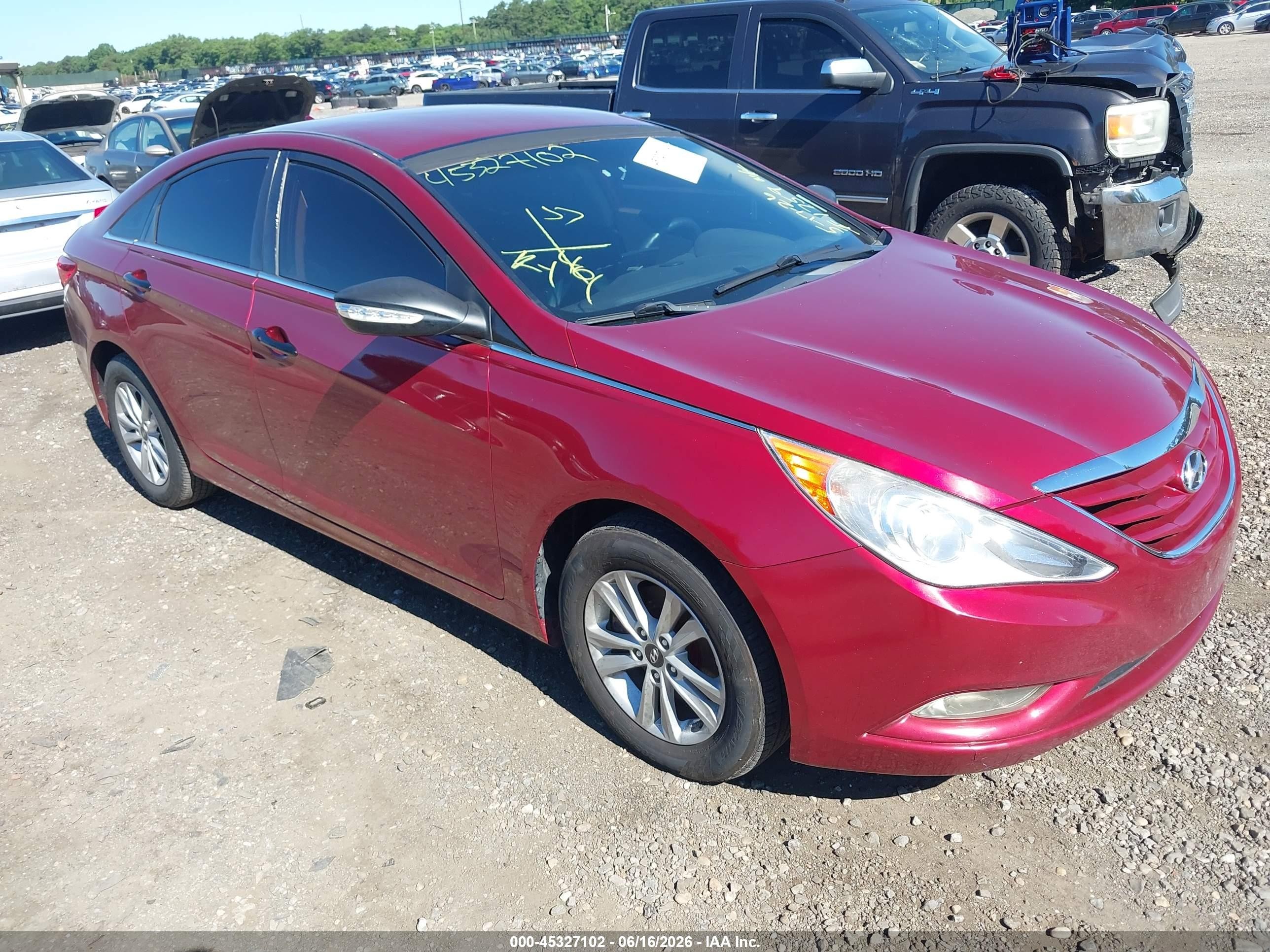 2011 Hyundai Sonata Gls Red vin: 5NPEB4AC4BH190469