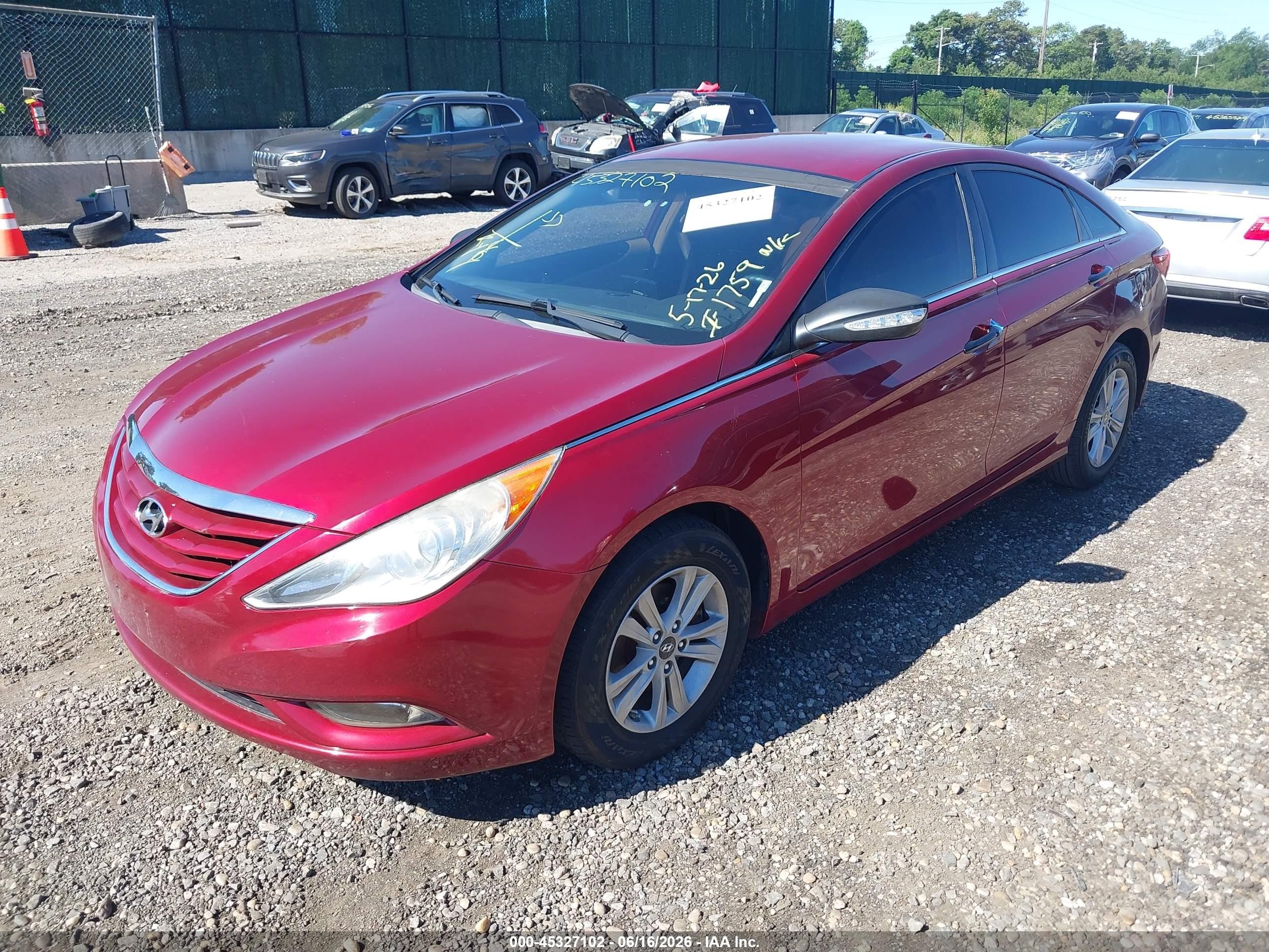 2011 Hyundai Sonata Gls Red vin: 5NPEB4AC4BH190469